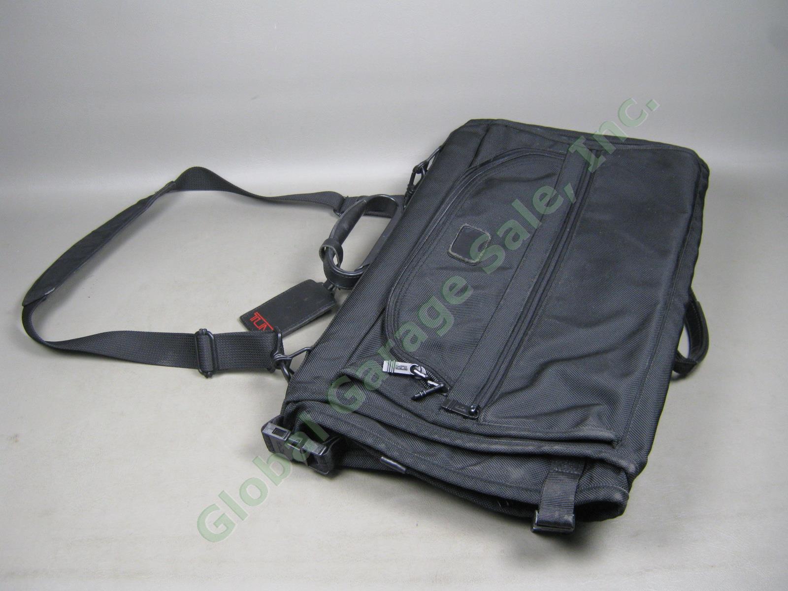 TUMI Alpha Tri-Fold Black Ballistic Nylon Garment Travel Bag Luggage 234D3 NR!!! 1