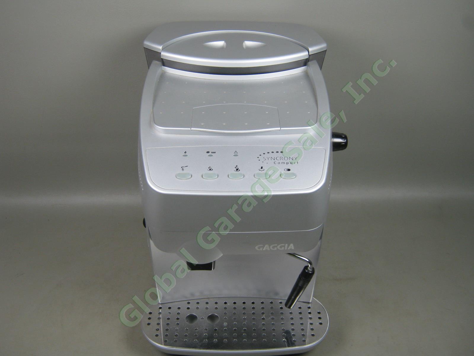 Gaggia Syncrony Compact Digital Espresso Coffee Cappuccino Maker Machine +Manual 1