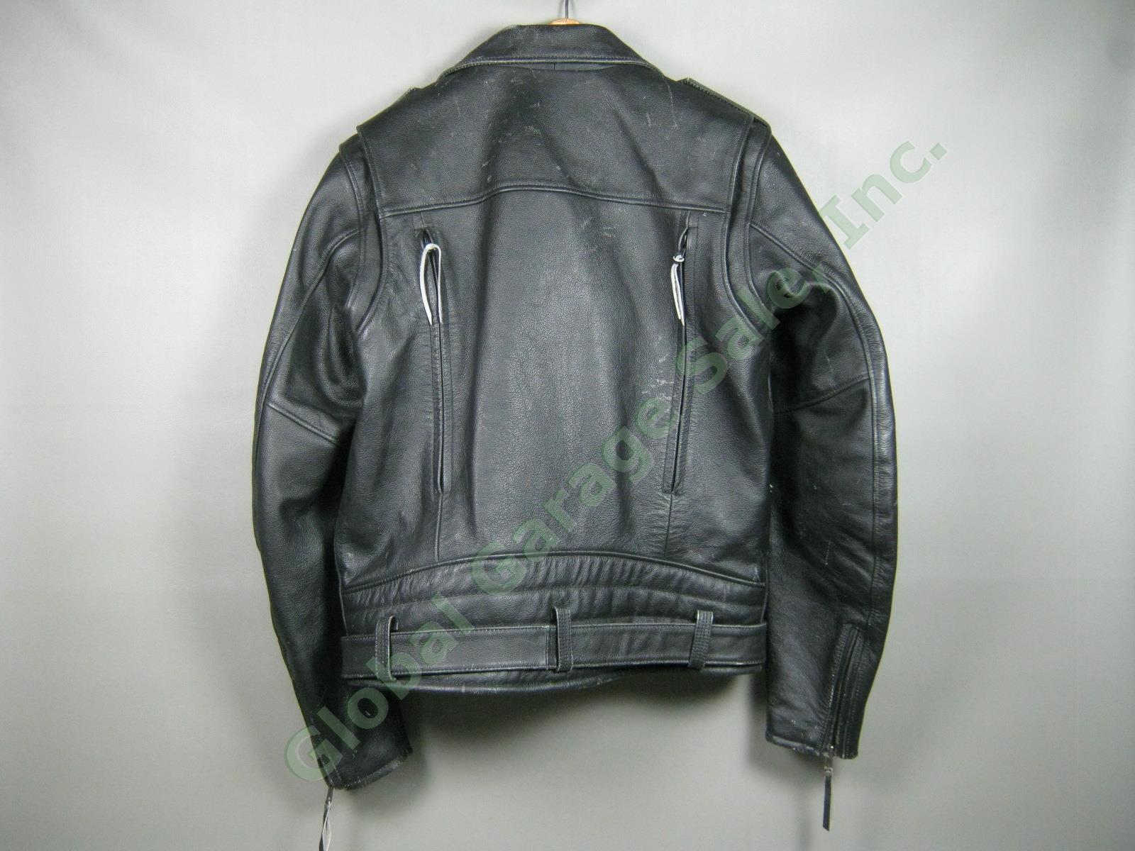 Mens Genuine Harley-Davidson El Camino II Black Leather Jacket 98035-12VM Medium 1