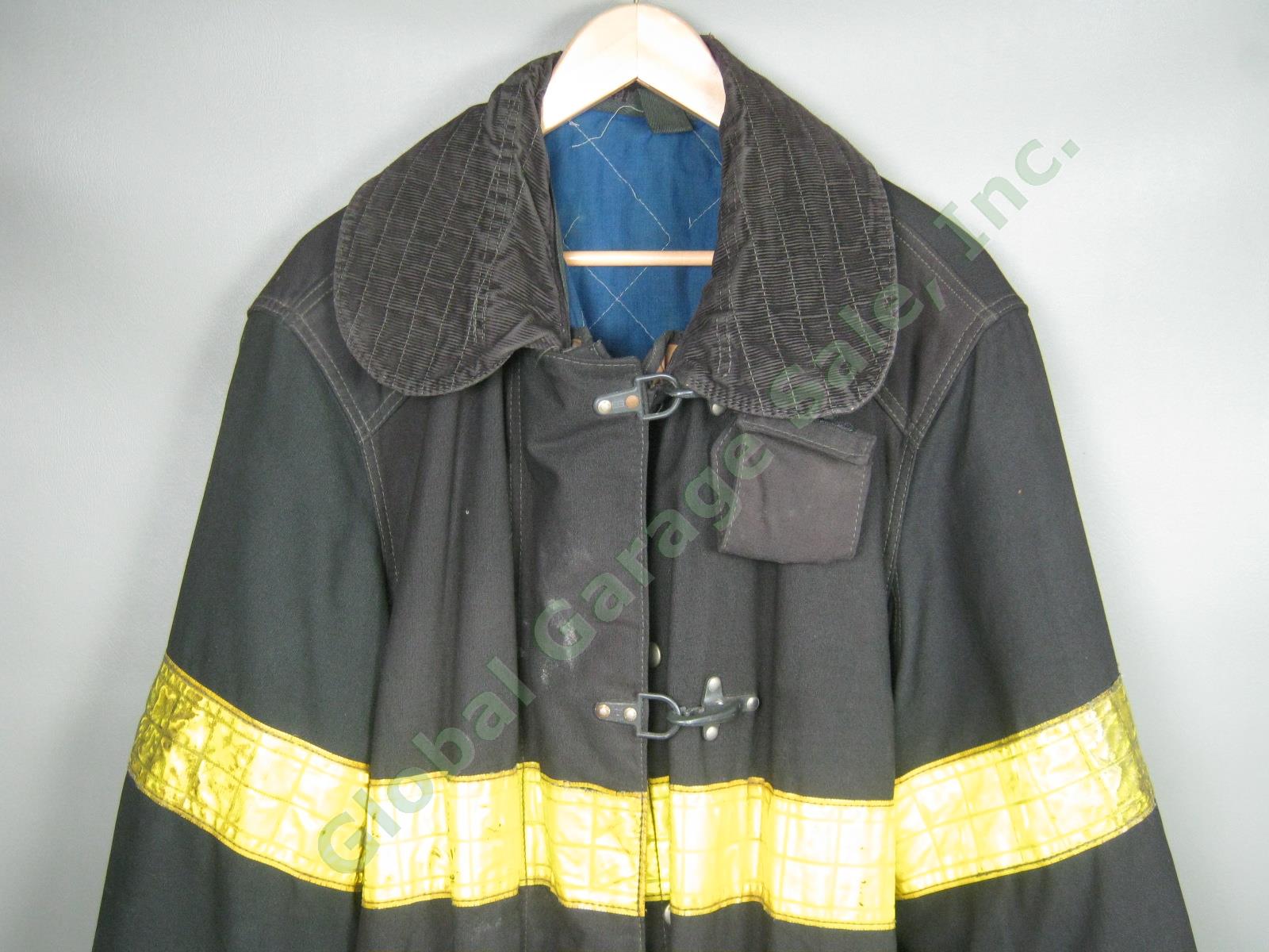 Vtg Cairns FDNY NY Fire Dept Summer Firefighter Bunker Jacket Coat Size 42 NR! 1