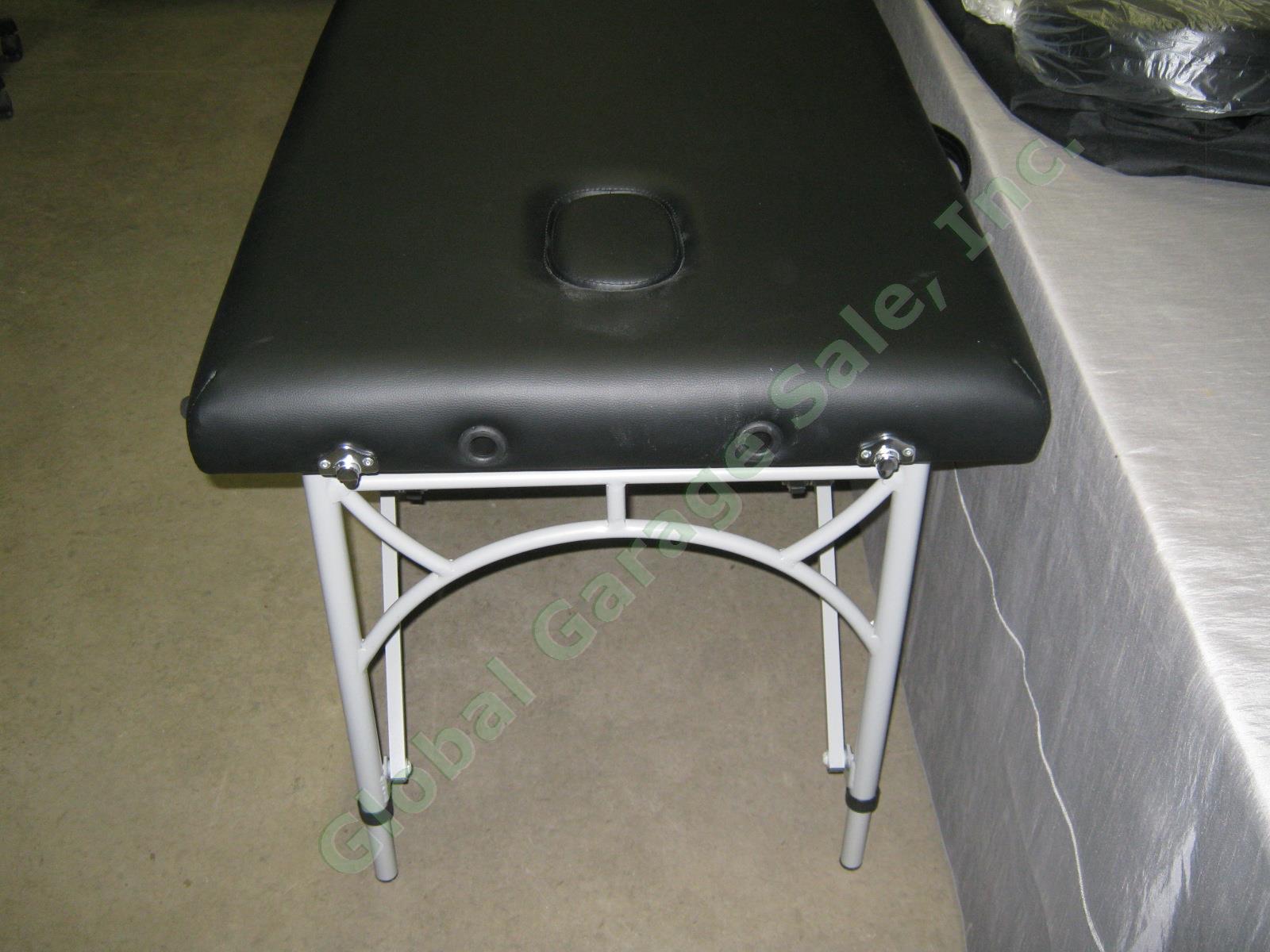 Black Portable Folding Massage Therapy Reiki Tattoo Facial Spa Table Bed + Case 4