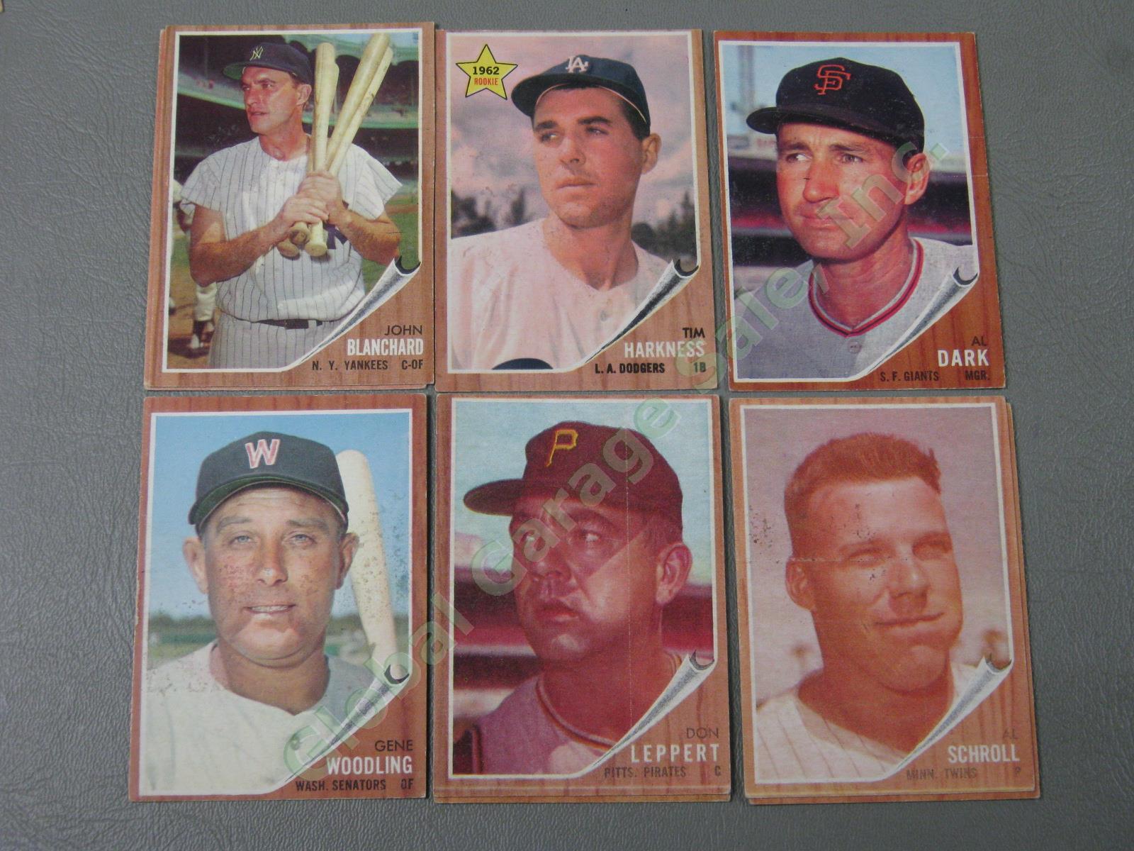 160 Vtg 1961 1962 1963 Topps Baseball Card Lot w/ RBI Home Run Leaders + VG-EX 14