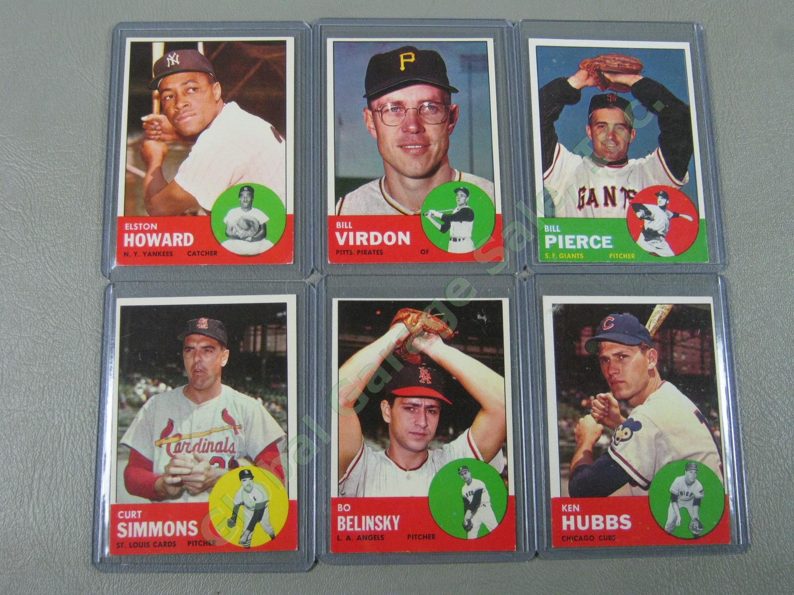 160 Vtg 1961 1962 1963 Topps Baseball Card Lot w/ RBI Home Run Leaders + VG-EX 20