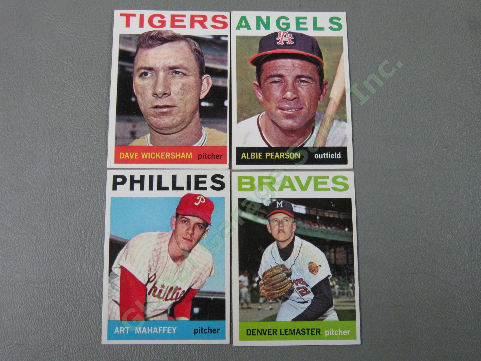 160 Vtg 1961 1962 1963 Topps Baseball Card Lot w/ RBI Home Run Leaders + VG-EX 33