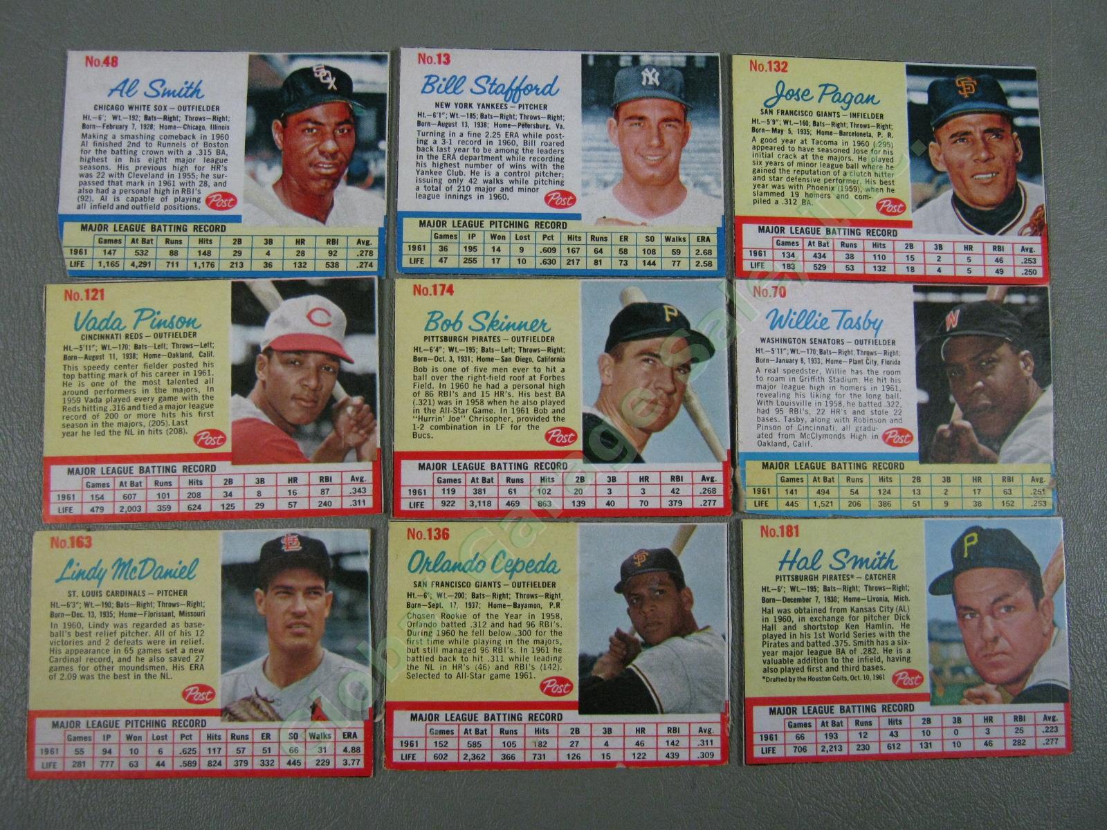 160 Vtg 1961 1962 1963 Topps Baseball Card Lot w/ RBI Home Run Leaders + VG-EX 34