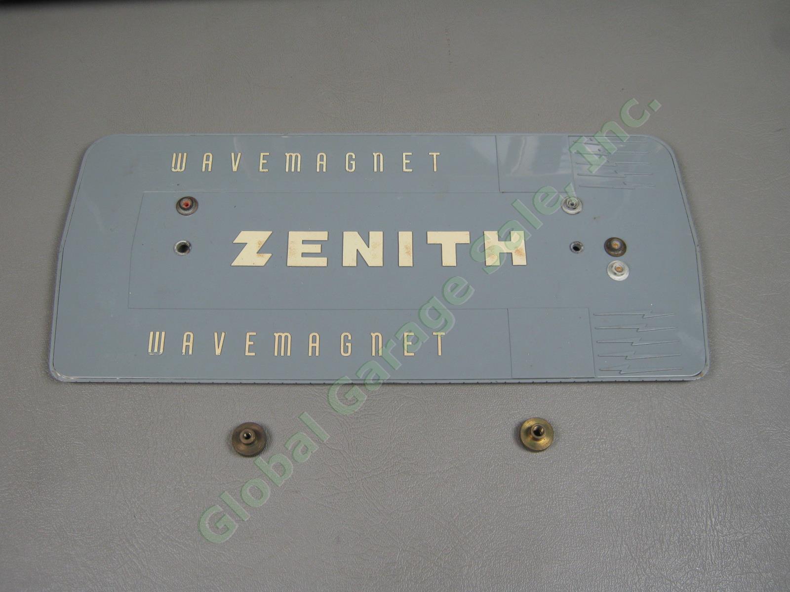 Vtg Zenith Transoceanic H500 Wavemagnet Wave Magnet Shortwave Tube Radio 3