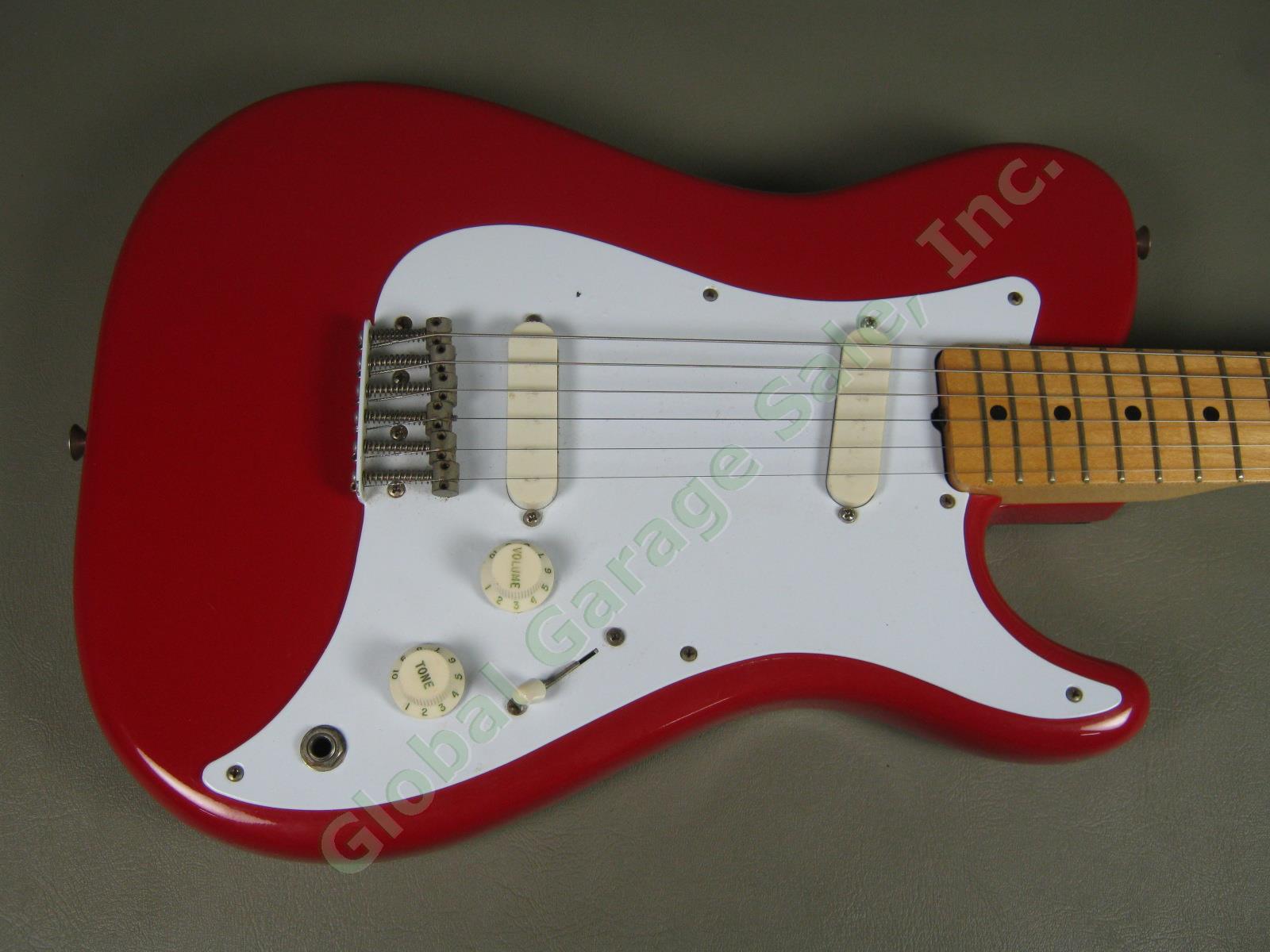 Vtg 1981 Fender Bullet Electric Guitar w/Case Telecaster Neck Mustang Pickups NR 2