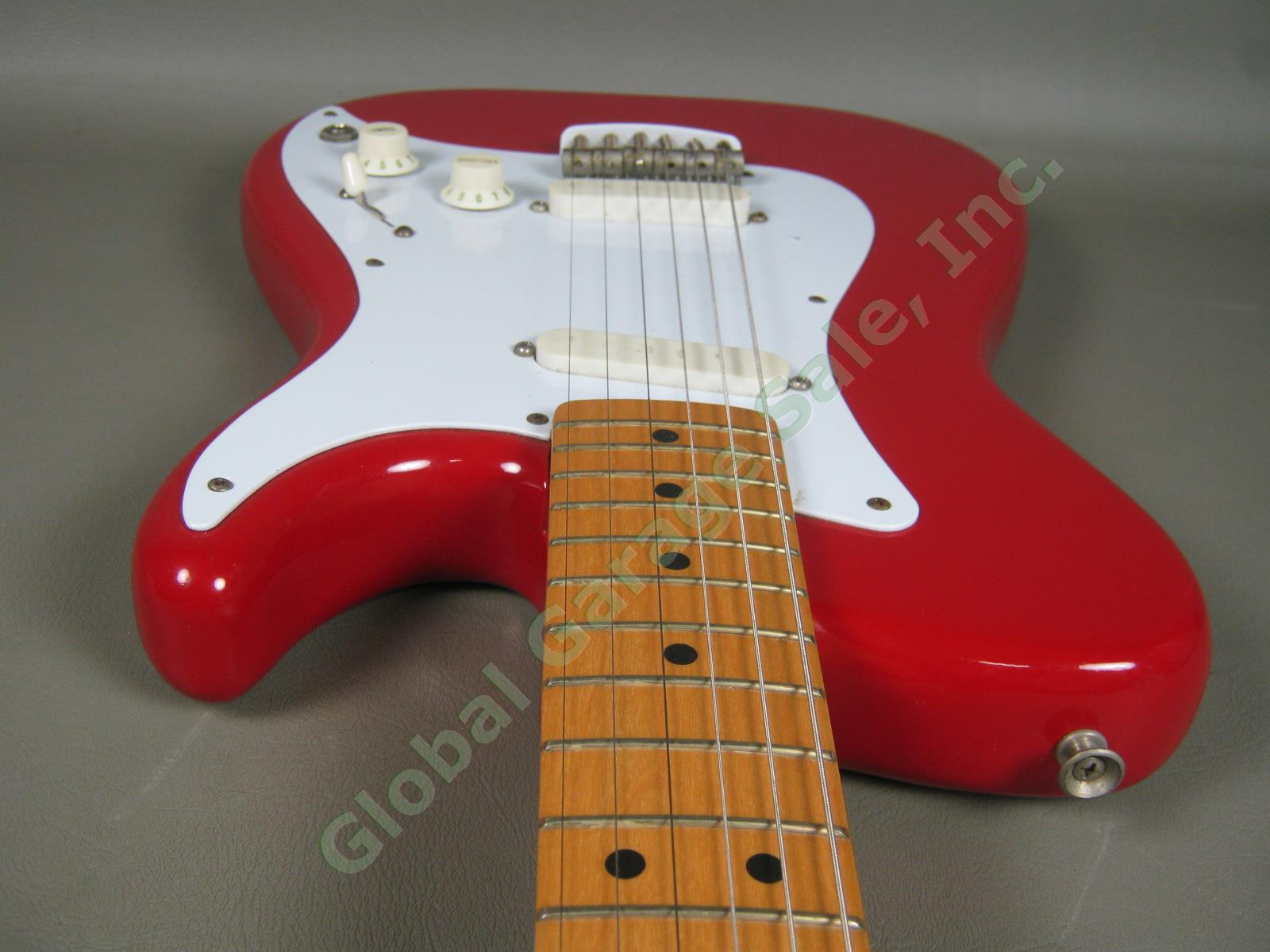 Vtg 1981 Fender Bullet Electric Guitar w/Case Telecaster Neck Mustang Pickups NR 10