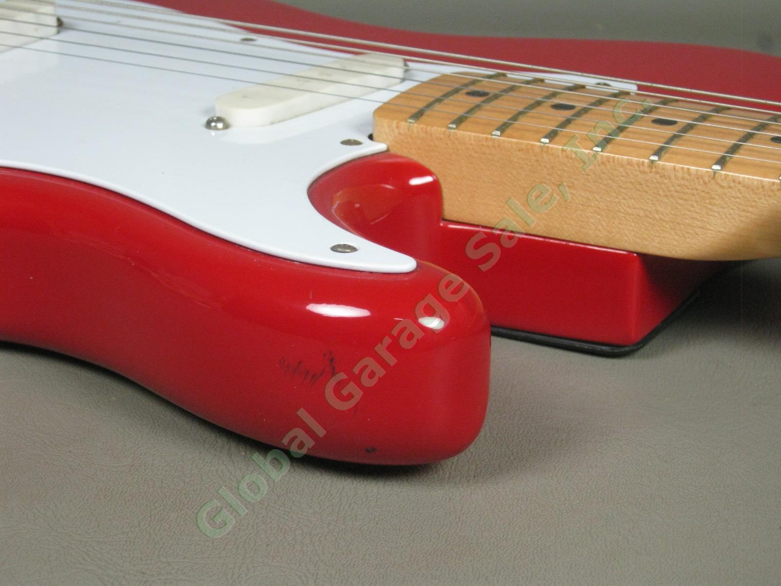 Vtg 1981 Fender Bullet Electric Guitar w/Case Telecaster Neck Mustang Pickups NR 17