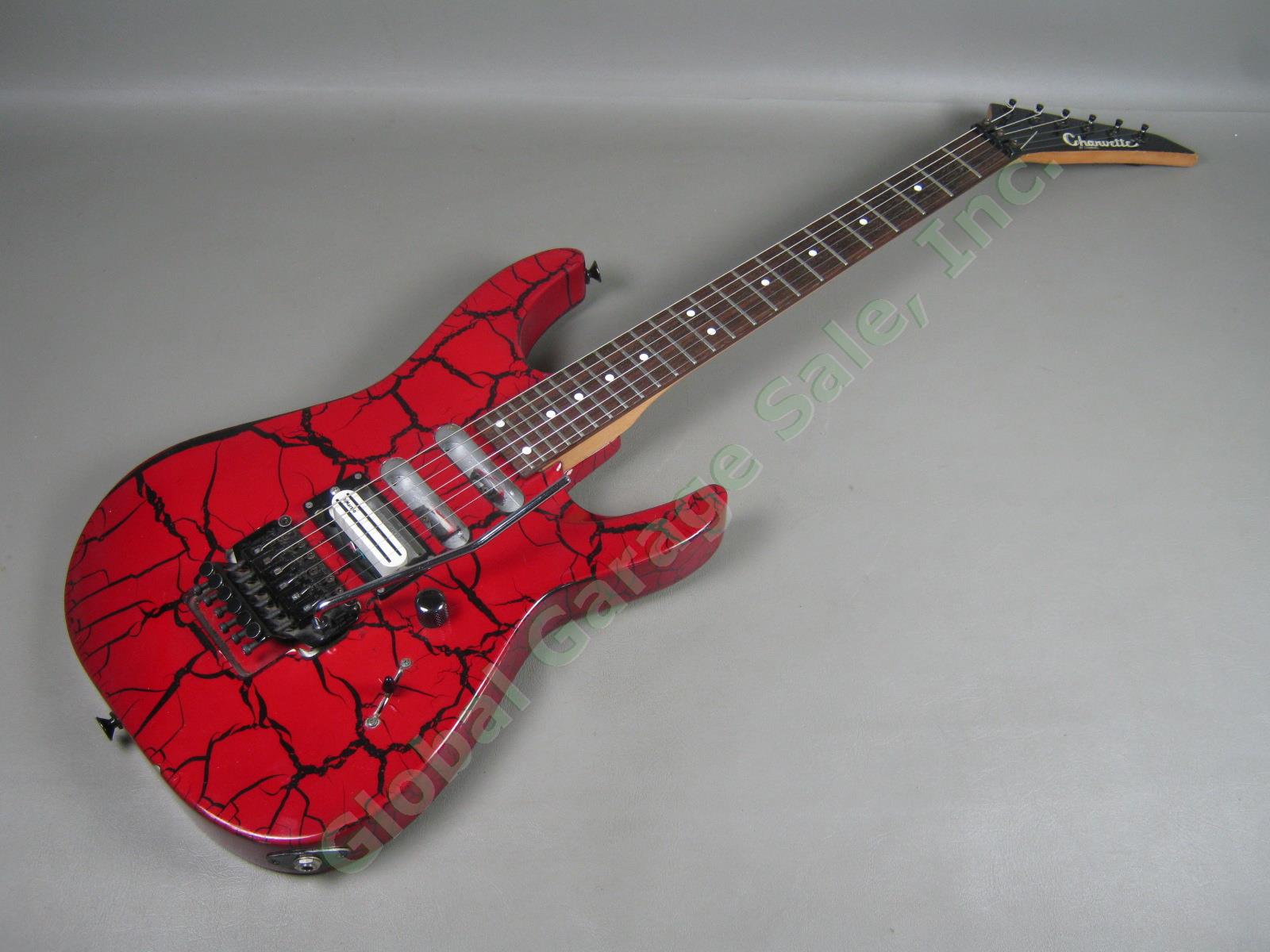 Vtg Charvel Charvette 270 Electric Guitar Made In Japan Floyd Rose DiMarzio NR!