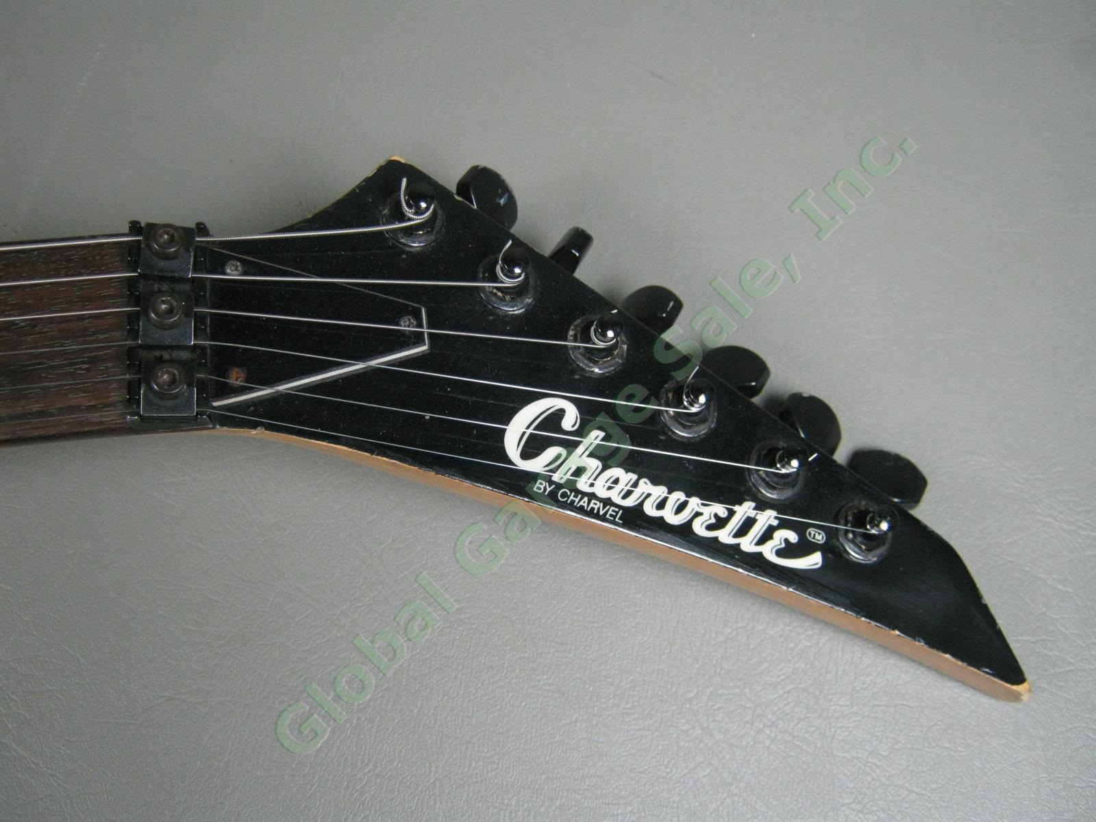 Vtg Charvel Charvette 270 Electric Guitar Made In Japan Floyd Rose DiMarzio NR! 7
