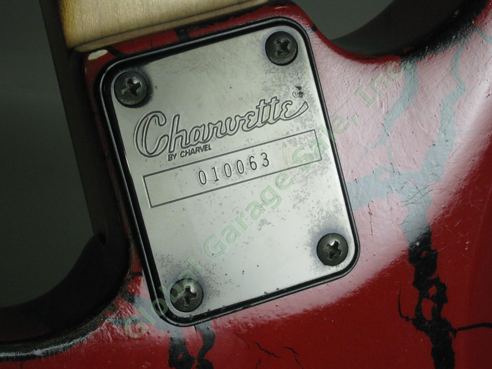 Vtg Charvel Charvette 270 Electric Guitar Made In Japan Floyd Rose DiMarzio NR! 10