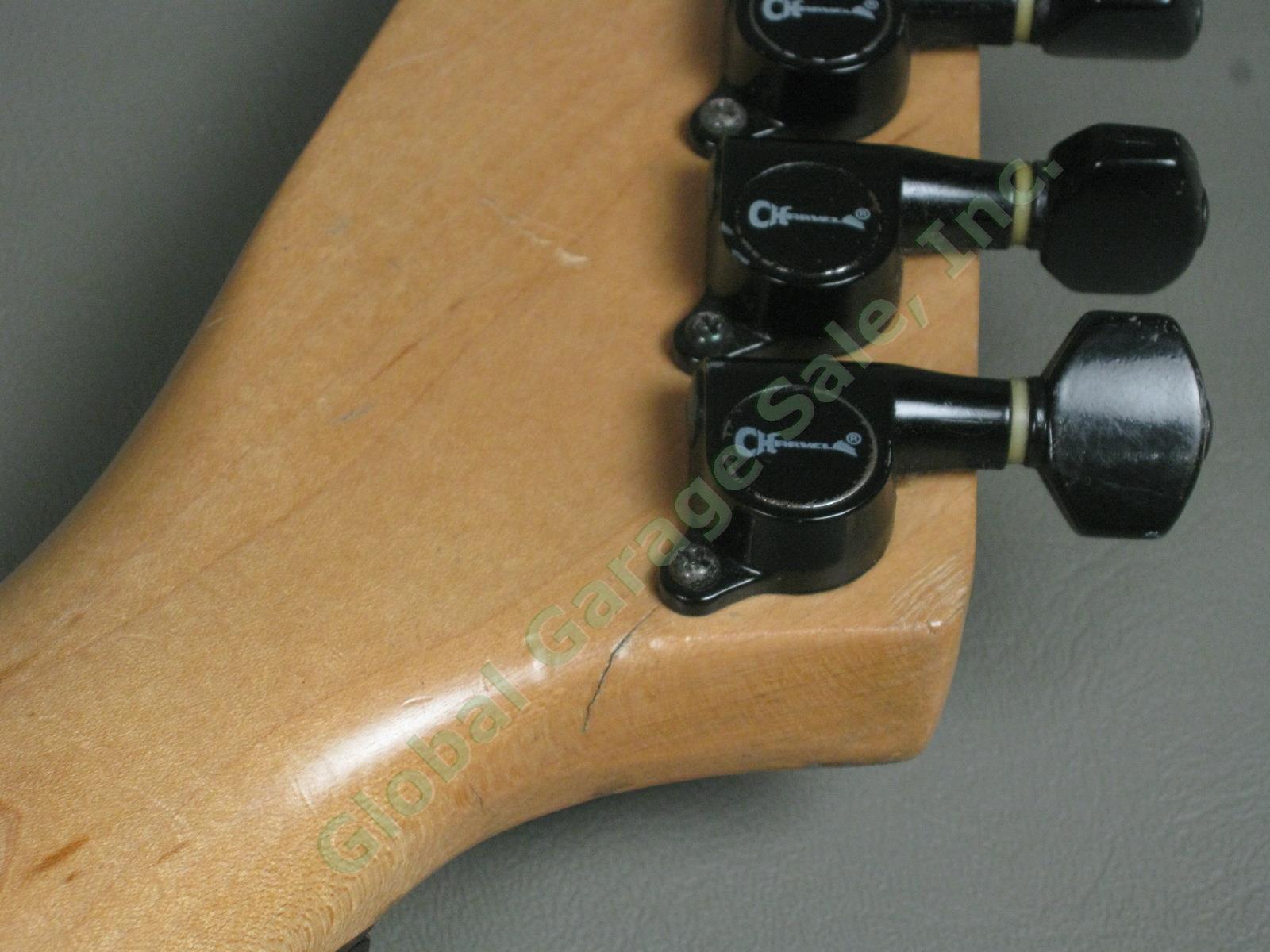Vtg Charvel Charvette 270 Electric Guitar Made In Japan Floyd Rose DiMarzio NR! 13