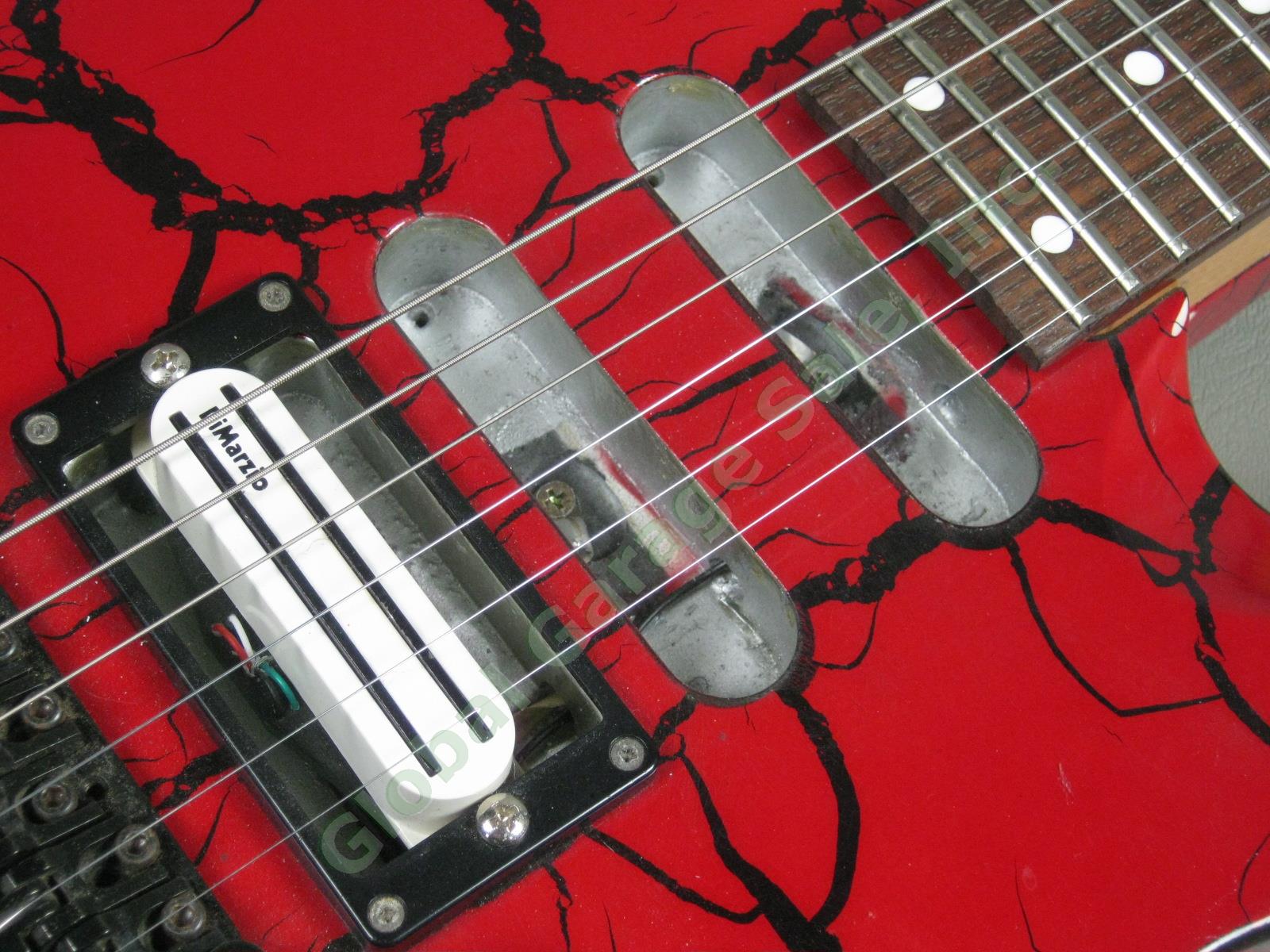Vtg Charvel Charvette 270 Electric Guitar Made In Japan Floyd Rose DiMarzio NR! 15