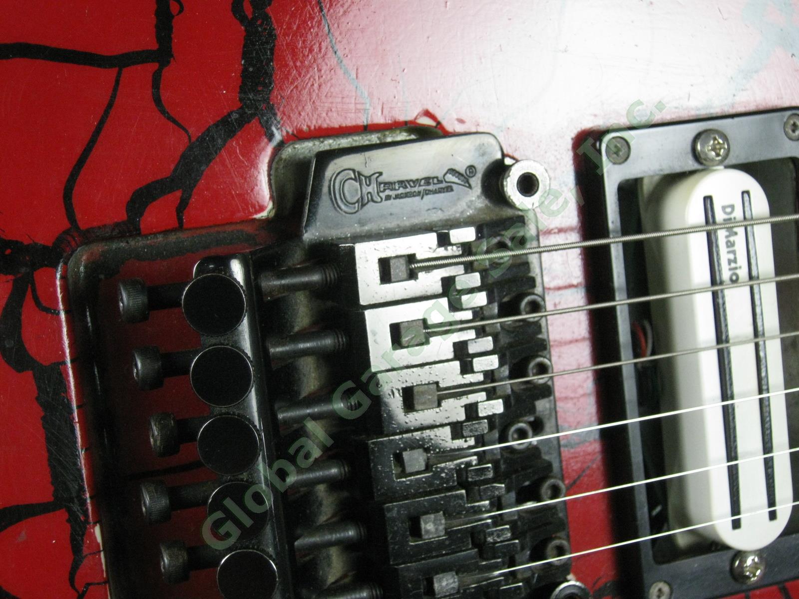 Vtg Charvel Charvette 270 Electric Guitar Made In Japan Floyd Rose DiMarzio NR! 16