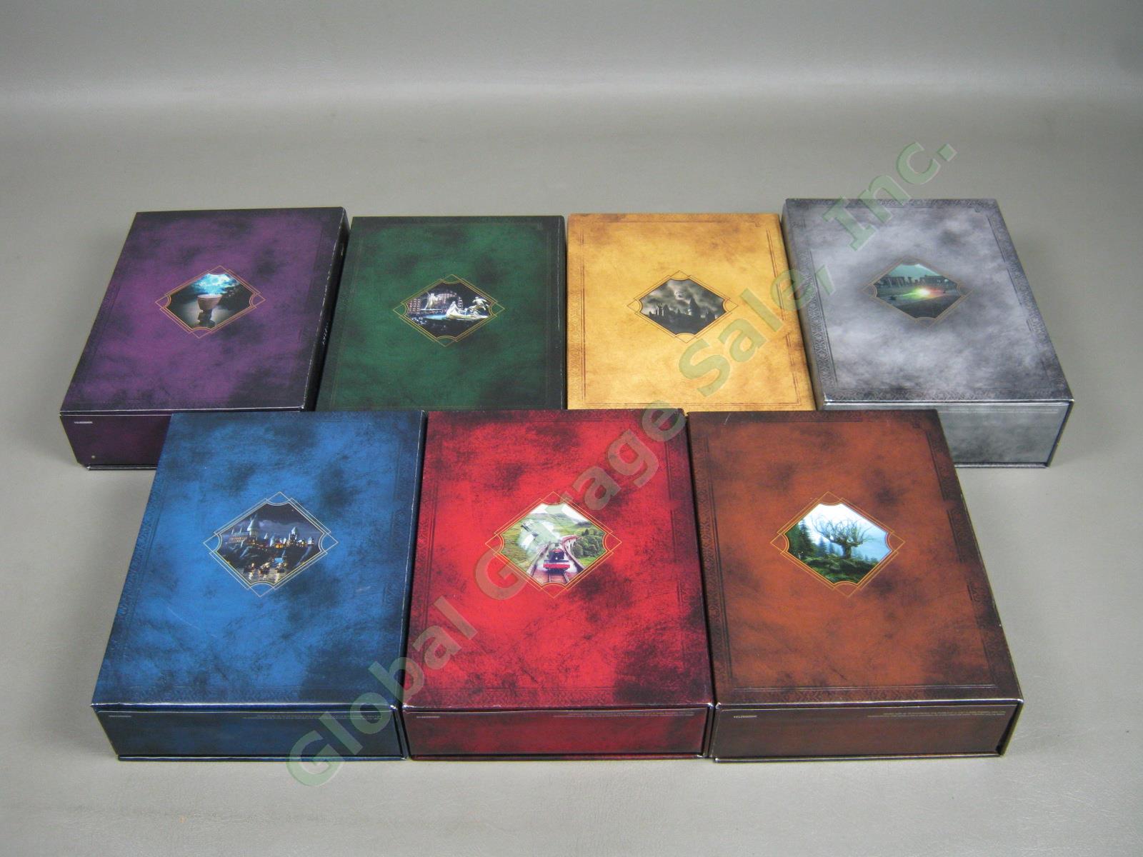 Complete Set Of 7 Harry Potter Ultimate Edition Blu-Ray Movies W/ Boxes Booklets 2
