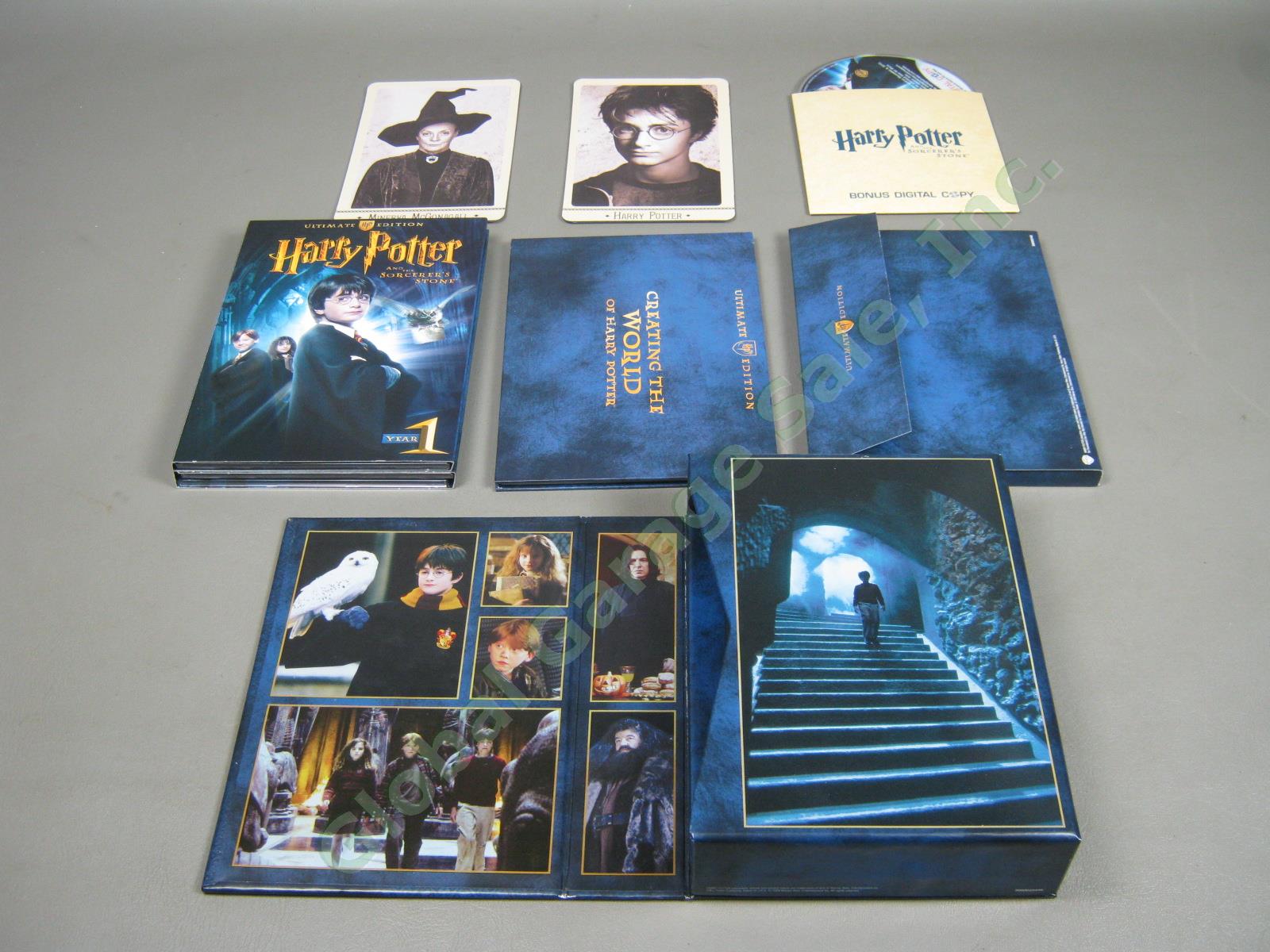 Complete Set Of 7 Harry Potter Ultimate Edition Blu-Ray Movies W/ Boxes Booklets 3