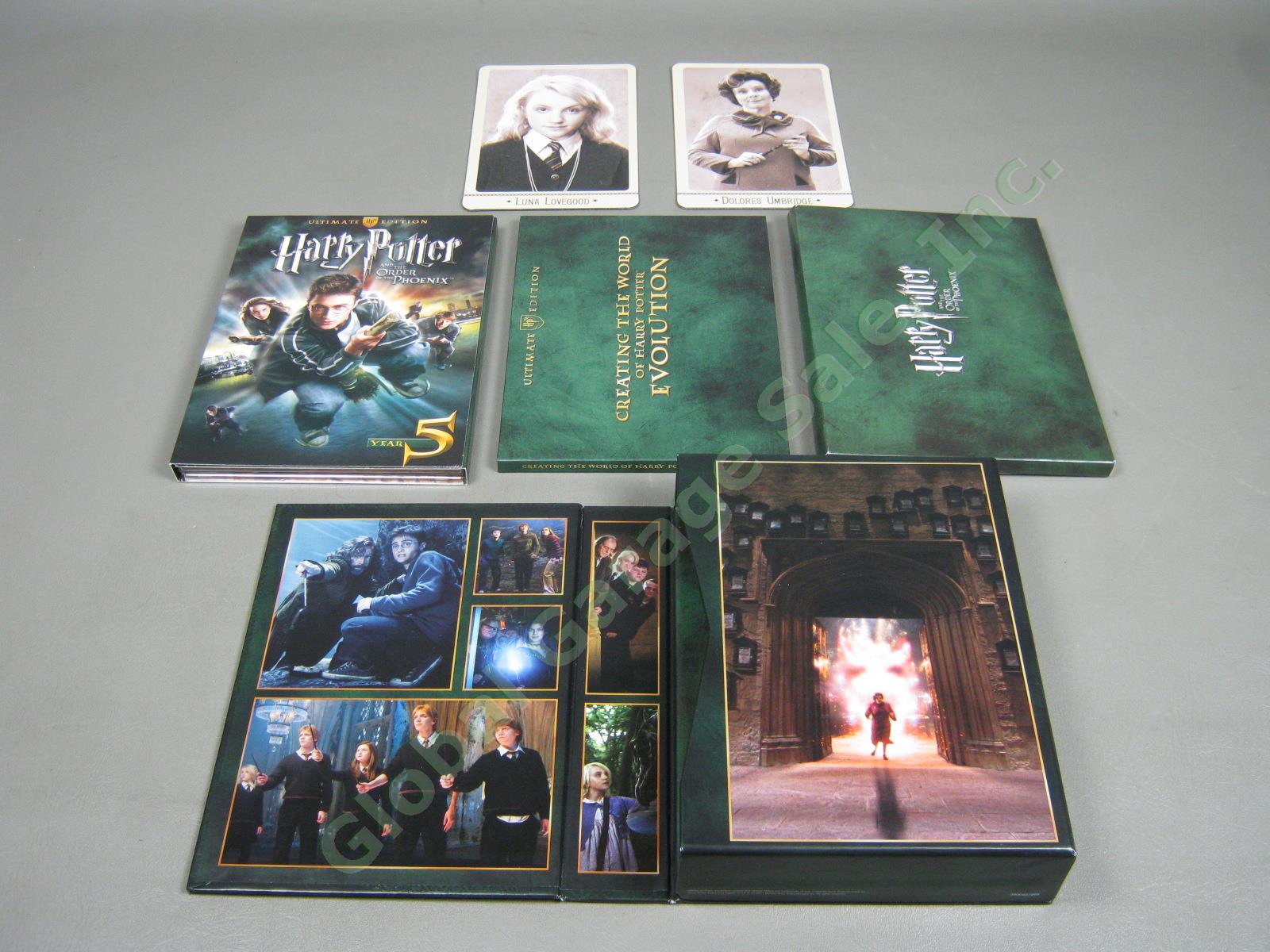 Complete Set Of 7 Harry Potter Ultimate Edition Blu-Ray Movies W/ Boxes Booklets 7