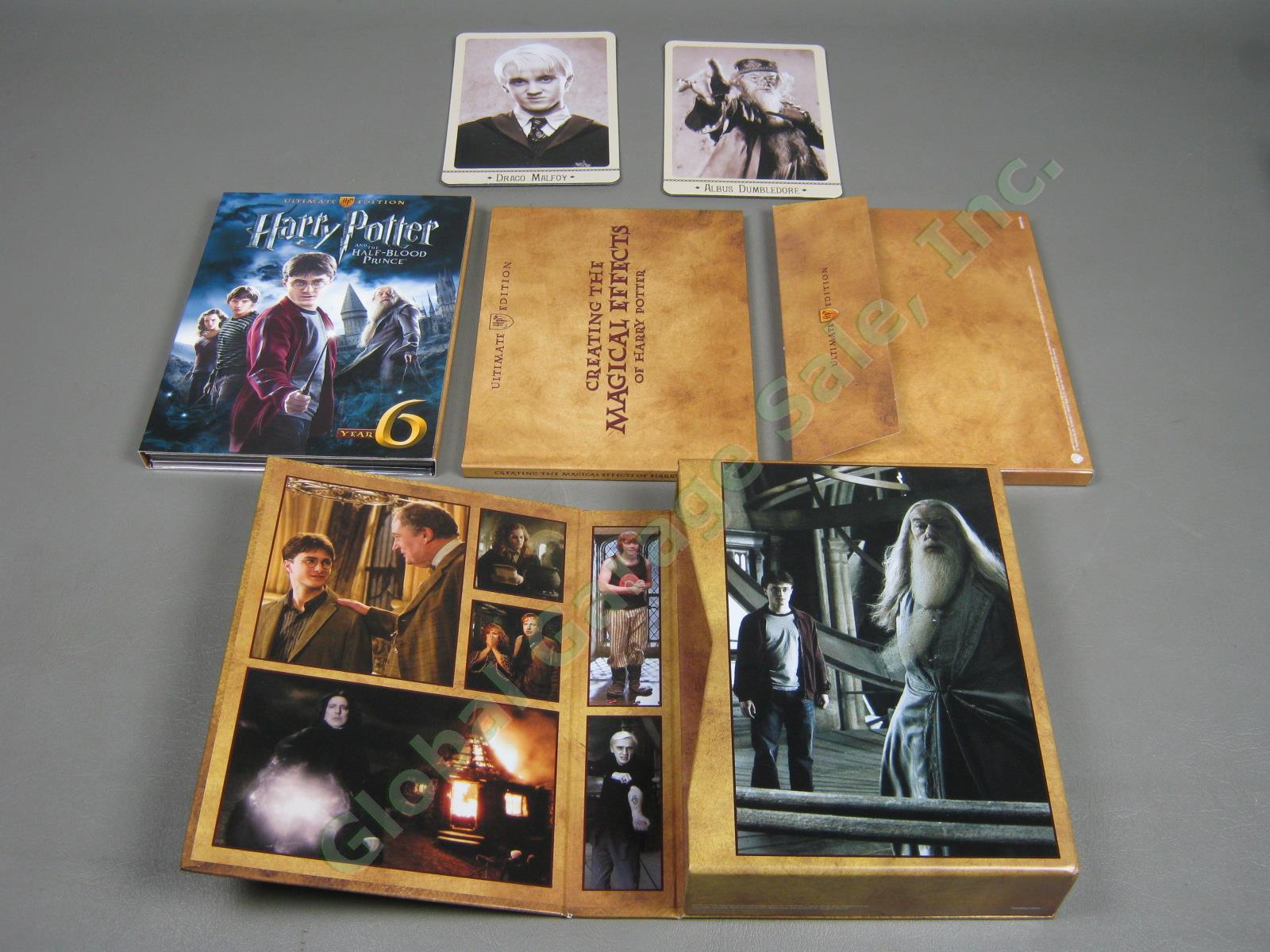Complete Set Of 7 Harry Potter Ultimate Edition Blu-Ray Movies W/ Boxes Booklets 8
