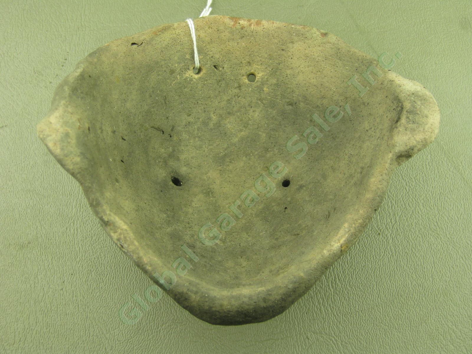 Antique Pre-Columbian Tumaco Tolita Culture Pottery Mask 5x5.5" 600BC - 200AD 3