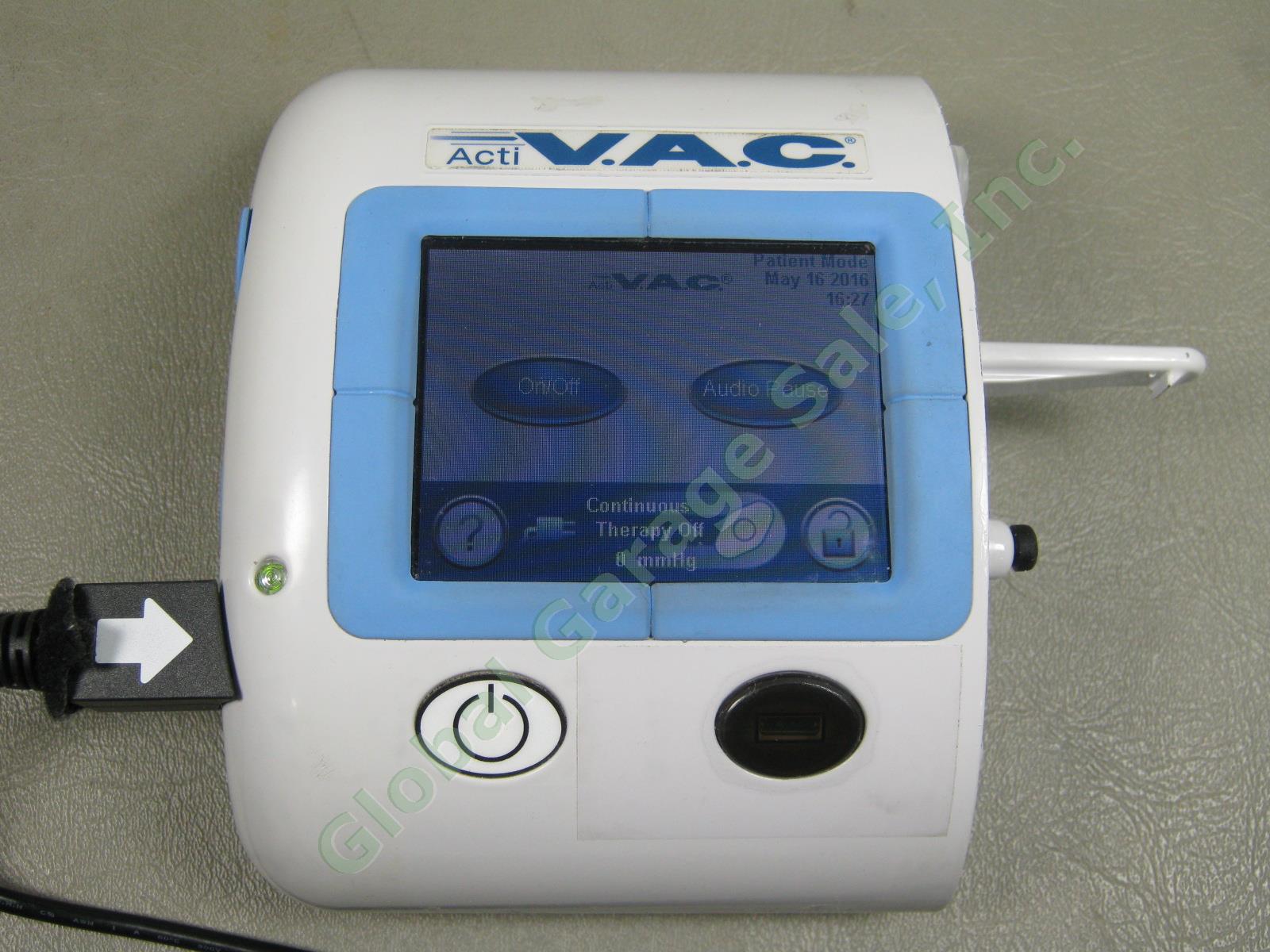 KCI ActiV.A.C ActiVAC Negative Pressure Wound Therapy Unit Vacuum Machine Bundle 2