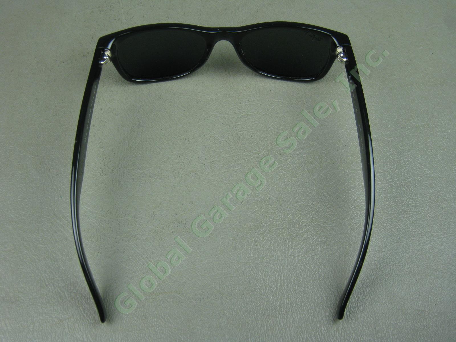 Ray-Ban RB2132 901/58 New Wayfarer Polarized Sunglasses Black Frame Green Lens 2
