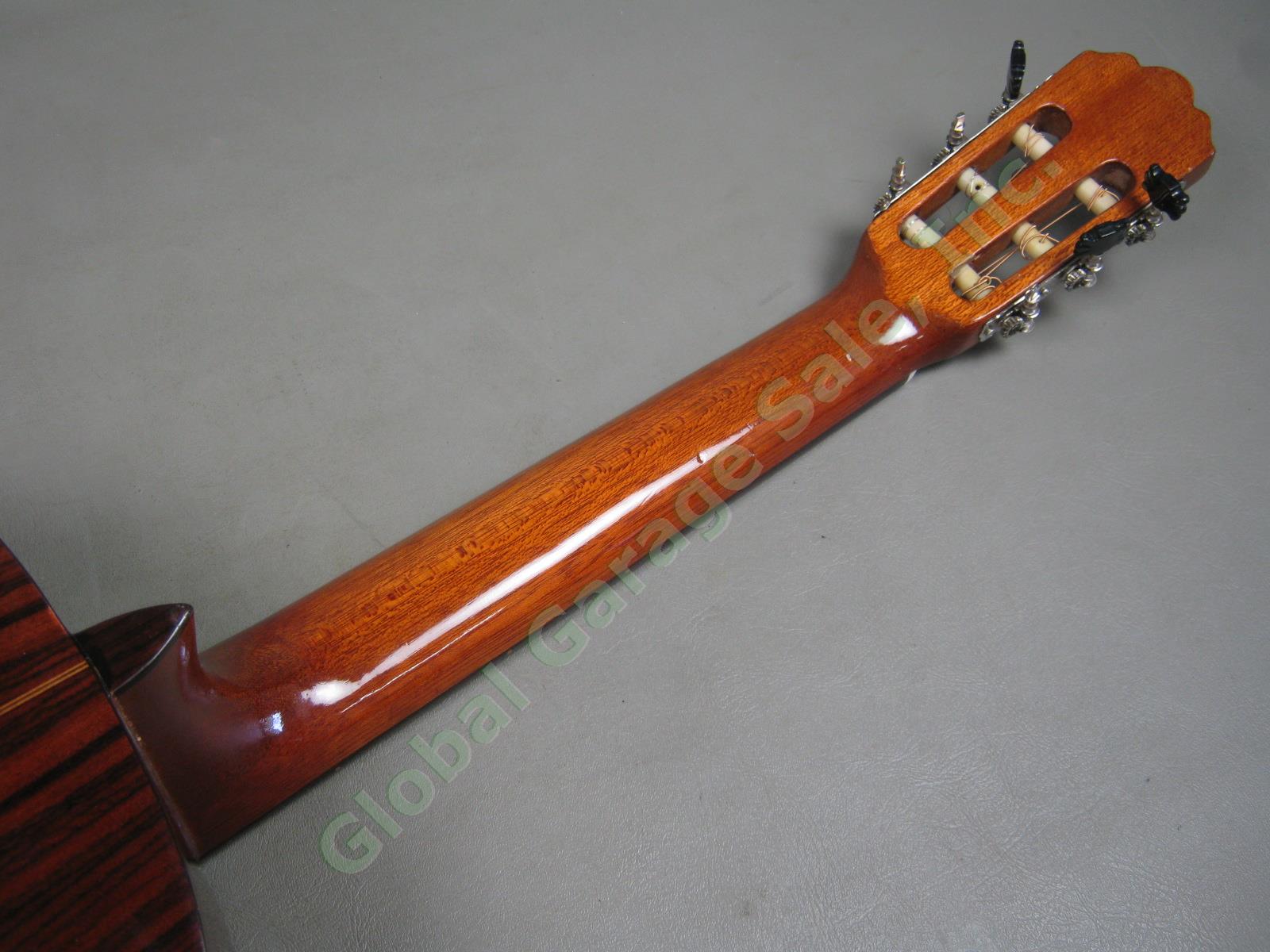 Rare Vtg 1970s Alvarez 5001 Classical Acoustic Guitar Made In Japan W/ Hard Case 10