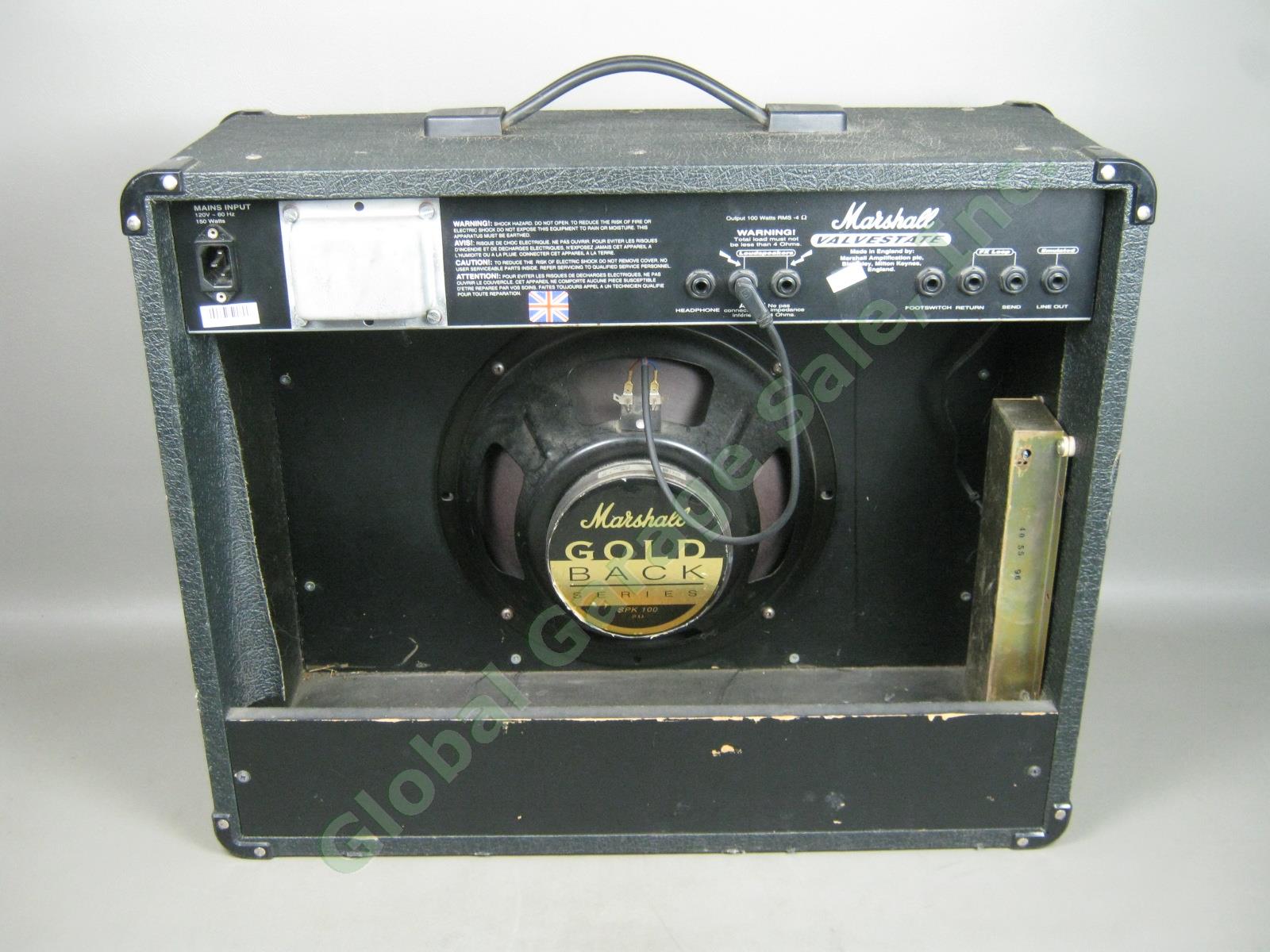 Marshall Valvestate VS100 Guitar Amplifier Amp Gold Back Series SPK 100 Speaker 5