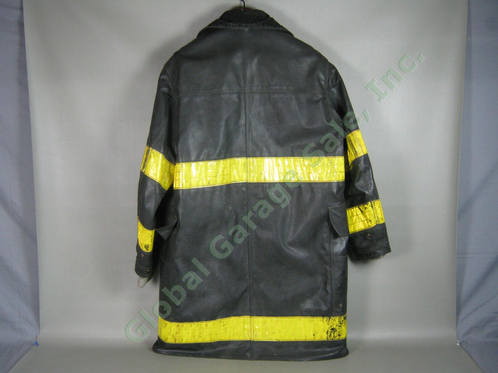 Vtg 1986 FDNY NY Fire Dept Winter Bunker Turnout Firefighter Jacket Coat Size 44 3