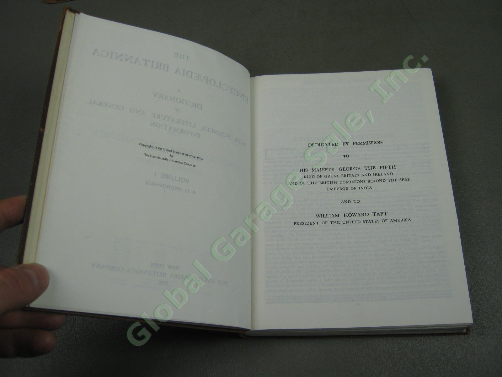 Encyclopedia Britannica 11th Edition Complete Handy 29 Vol Set 1910-1911 +3 1922 7
