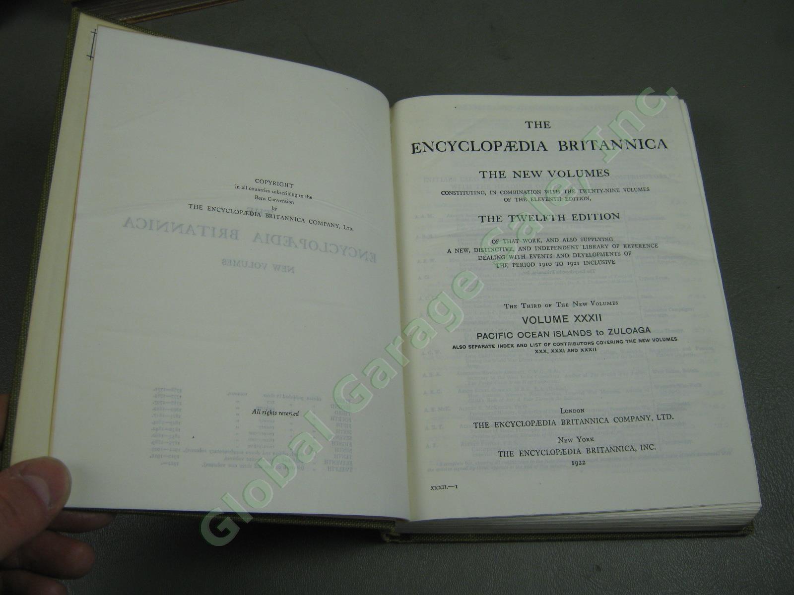 Encyclopedia Britannica 11th Edition Complete Handy 29 Vol Set 1910-1911 +3 1922 8