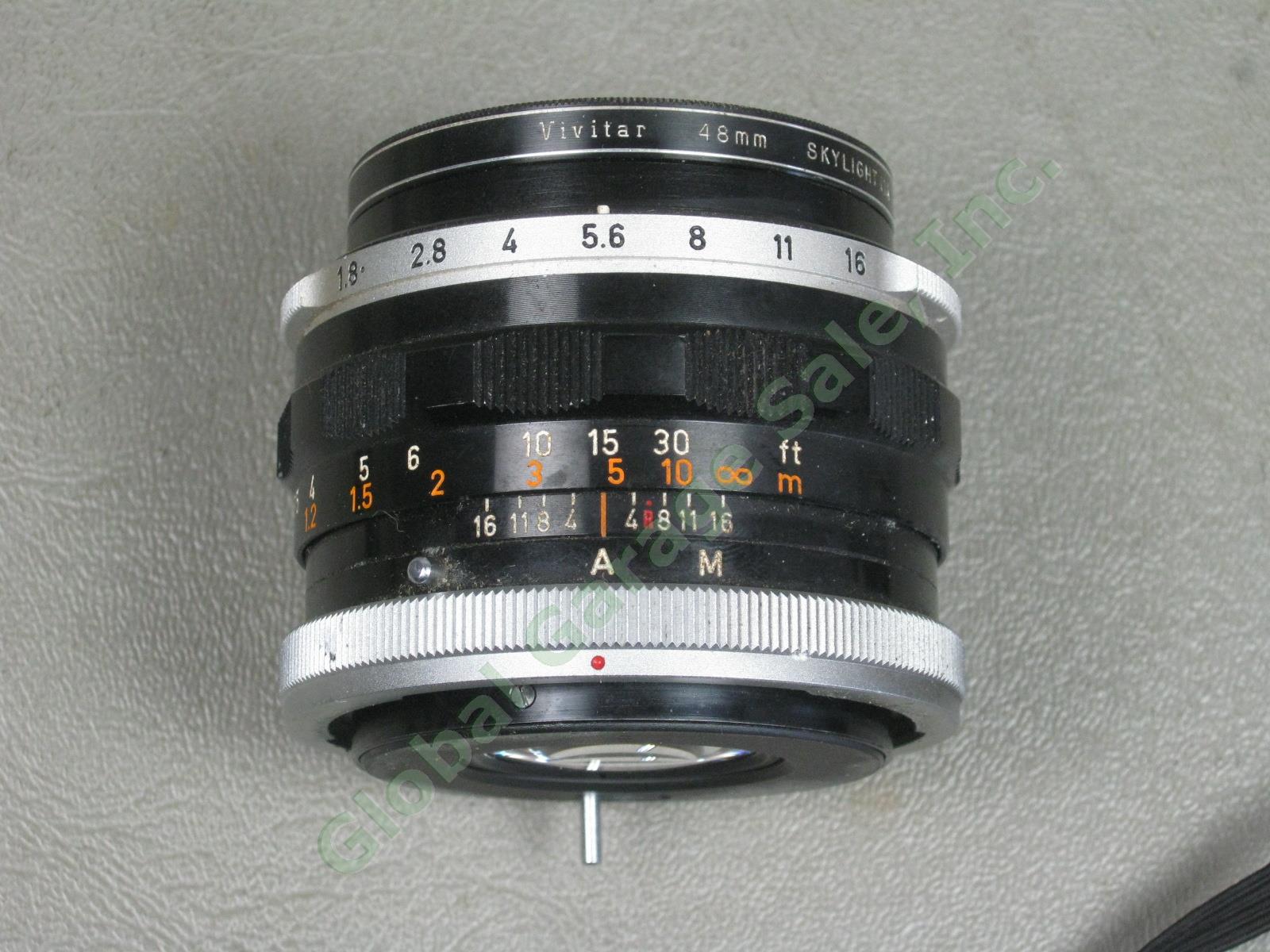 Canon Lens Lot FL 50mm 1:1.8 + FD 24mm 1:2.8 Skylight/Haze Filters Made In Japan 1