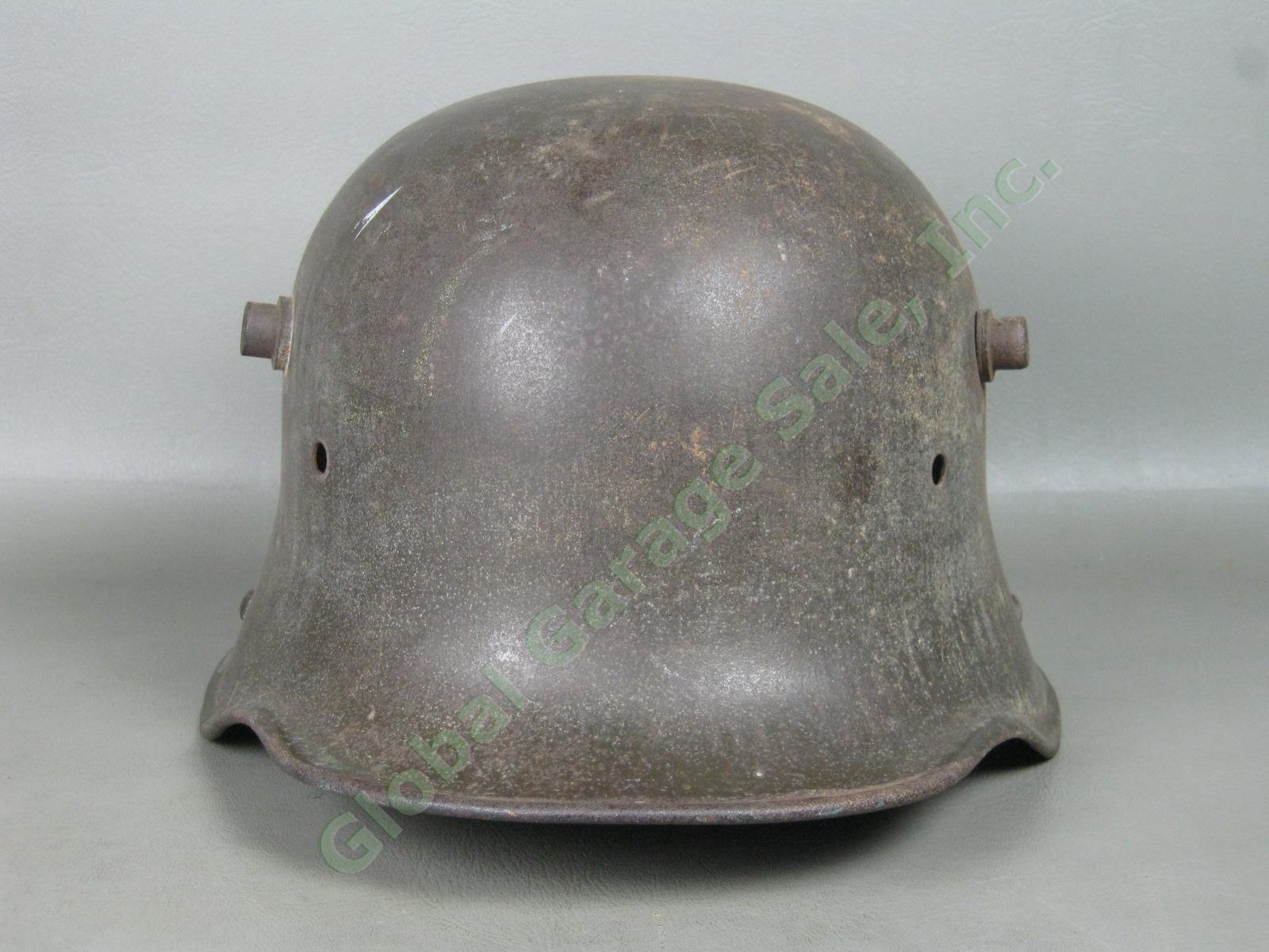 Original WWI German Stahlhelm Steel Army Helmet M16 M17 M1916 M1917 BF64 NO RES! 2