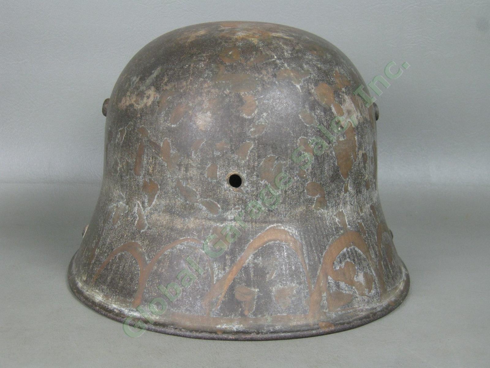 Original WWI German Stahlhelm Steel Army Helmet M16 M17 M1916 M1917 BF64 NO RES! 3