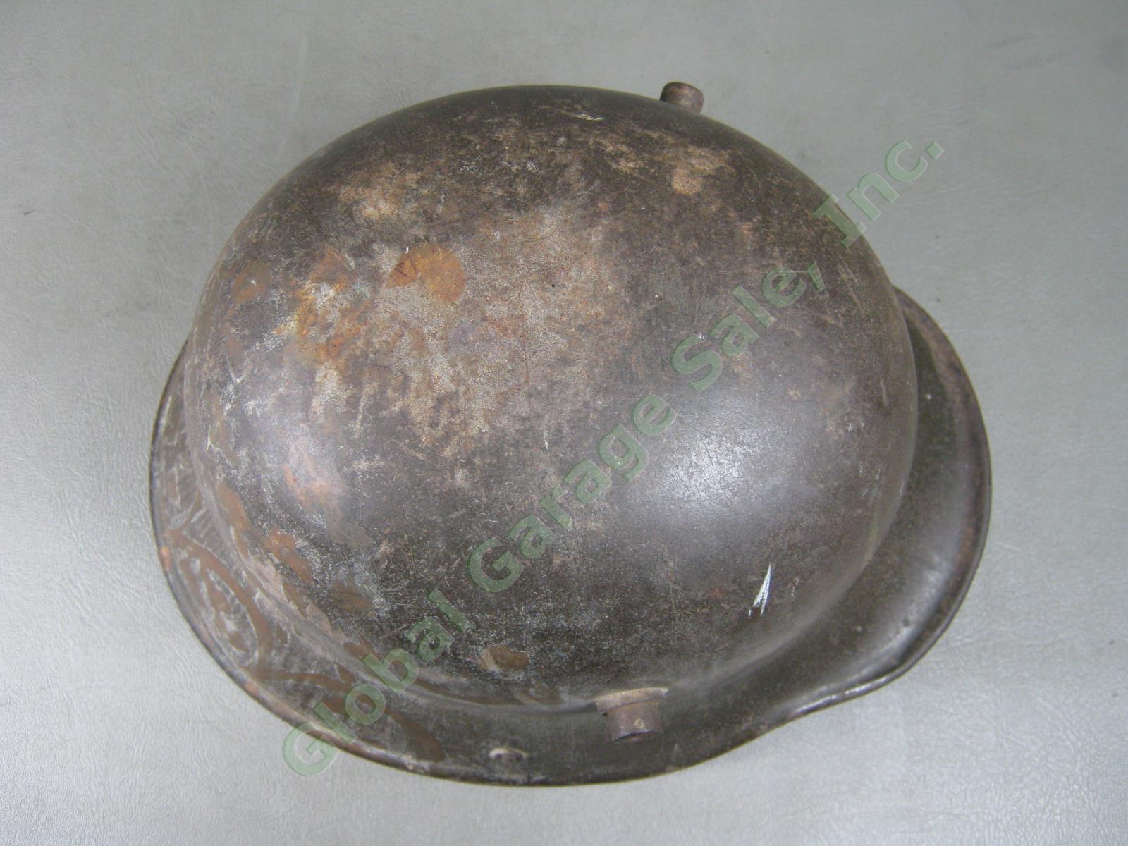 Original WWI German Stahlhelm Steel Army Helmet M16 M17 M1916 M1917 BF64 NO RES! 4
