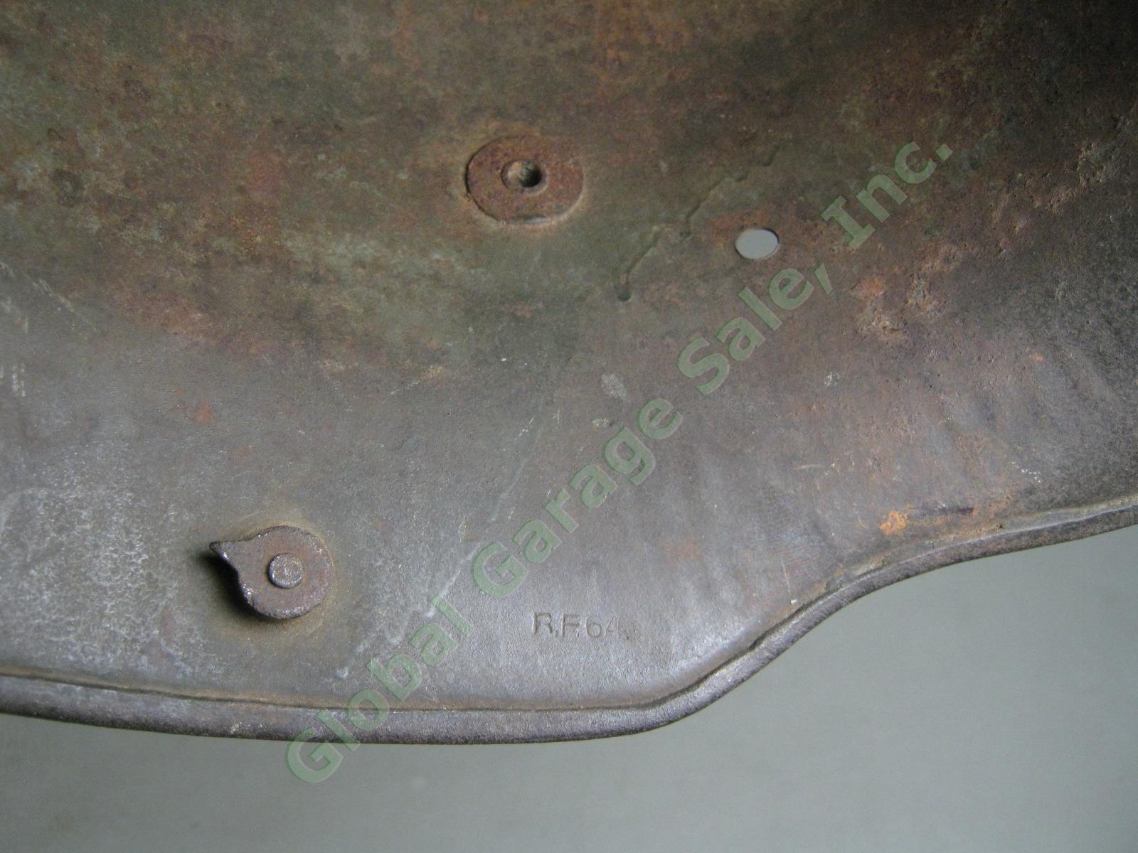 Original WWI German Stahlhelm Steel Army Helmet M16 M17 M1916 M1917 BF64 NO RES! 7