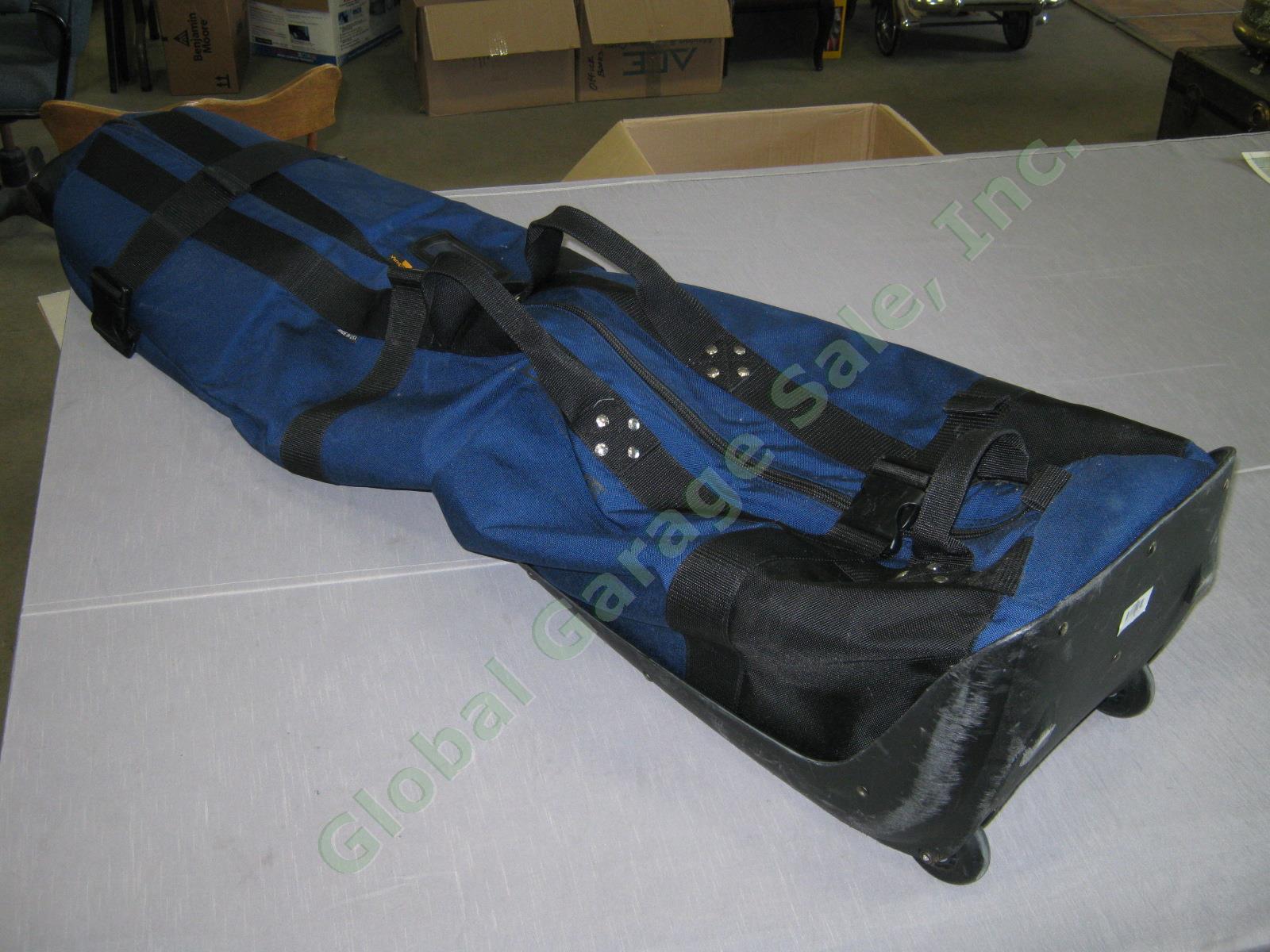 Navy Club Glove Burst Proof Travel Golf Club Bag With Wheels 2 II Free Stiff Arm