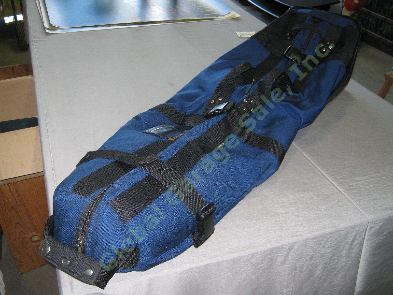 Navy Club Glove Burst Proof Travel Golf Club Bag With Wheels 2 II Free Stiff Arm 1