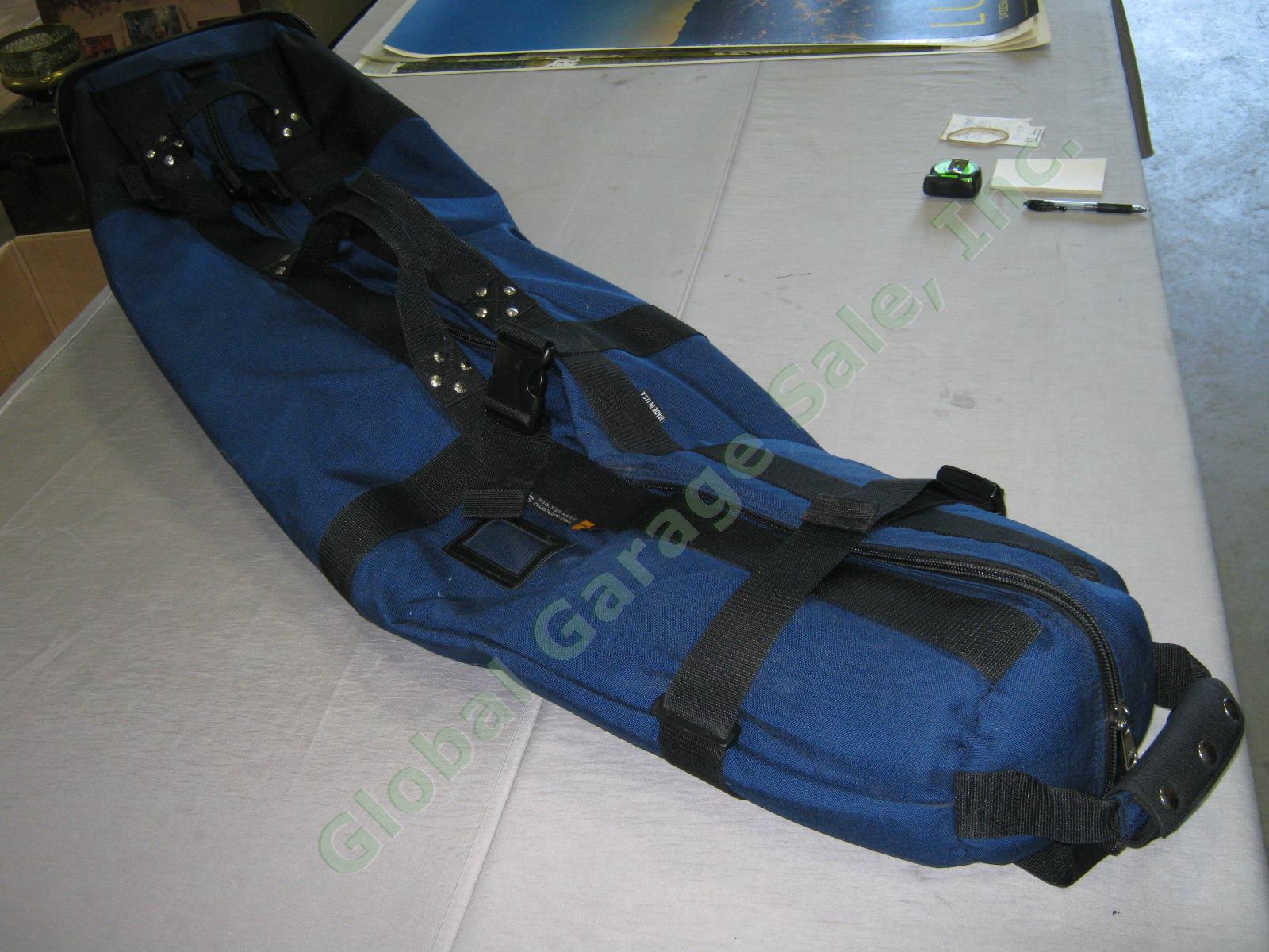 Navy Club Glove Burst Proof Travel Golf Club Bag With Wheels 2 II Free Stiff Arm 2