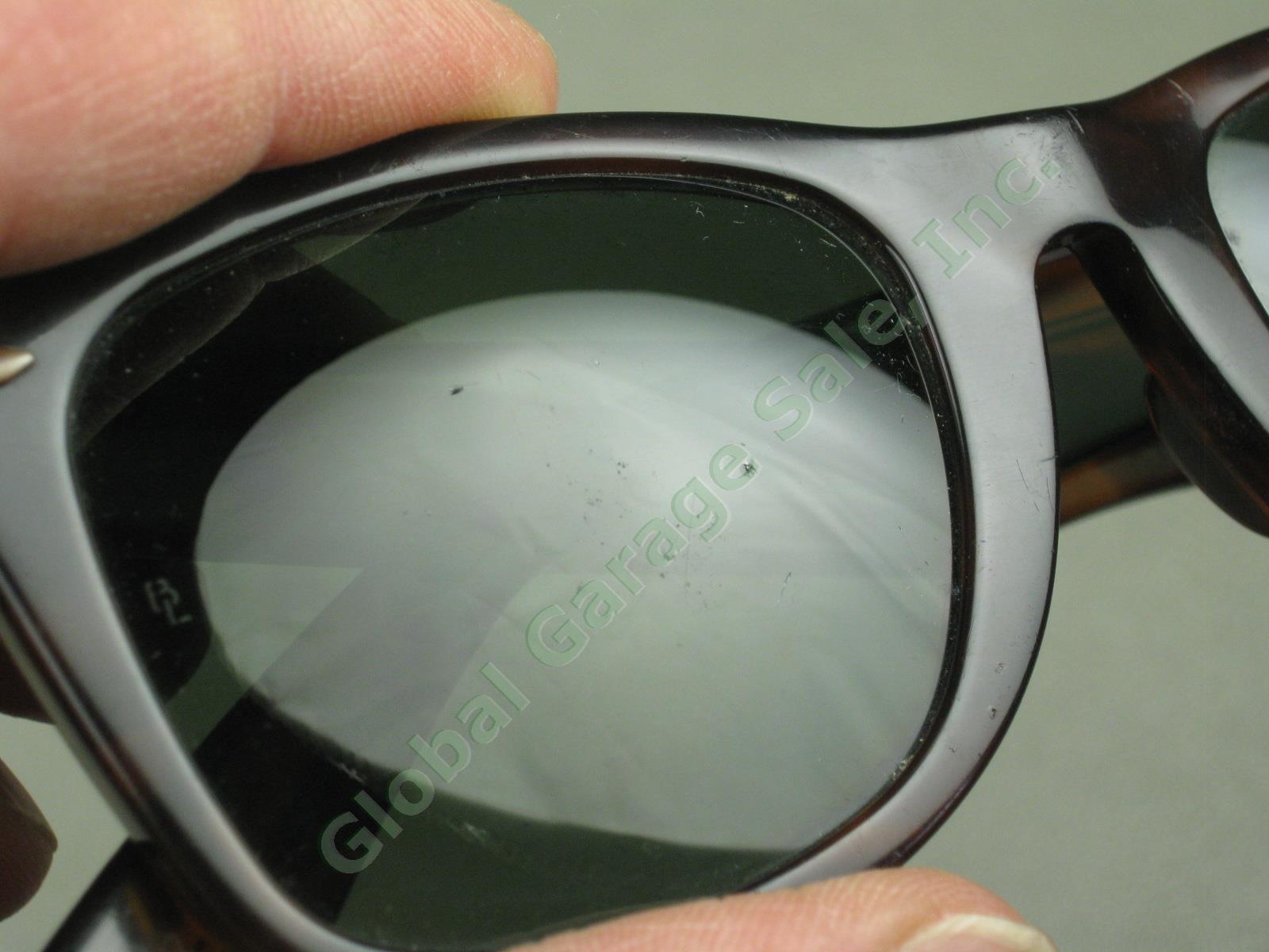 Vtg Bausch Lomb 5022 Ray-Ban Wayfarer Tortoise Shell Style Sunglasses L2052 UYAS 3