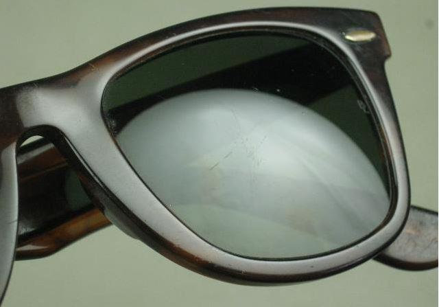 Vtg Bausch Lomb 5022 Ray-Ban Wayfarer Tortoise Shell Style Sunglasses L2052 UYAS 4
