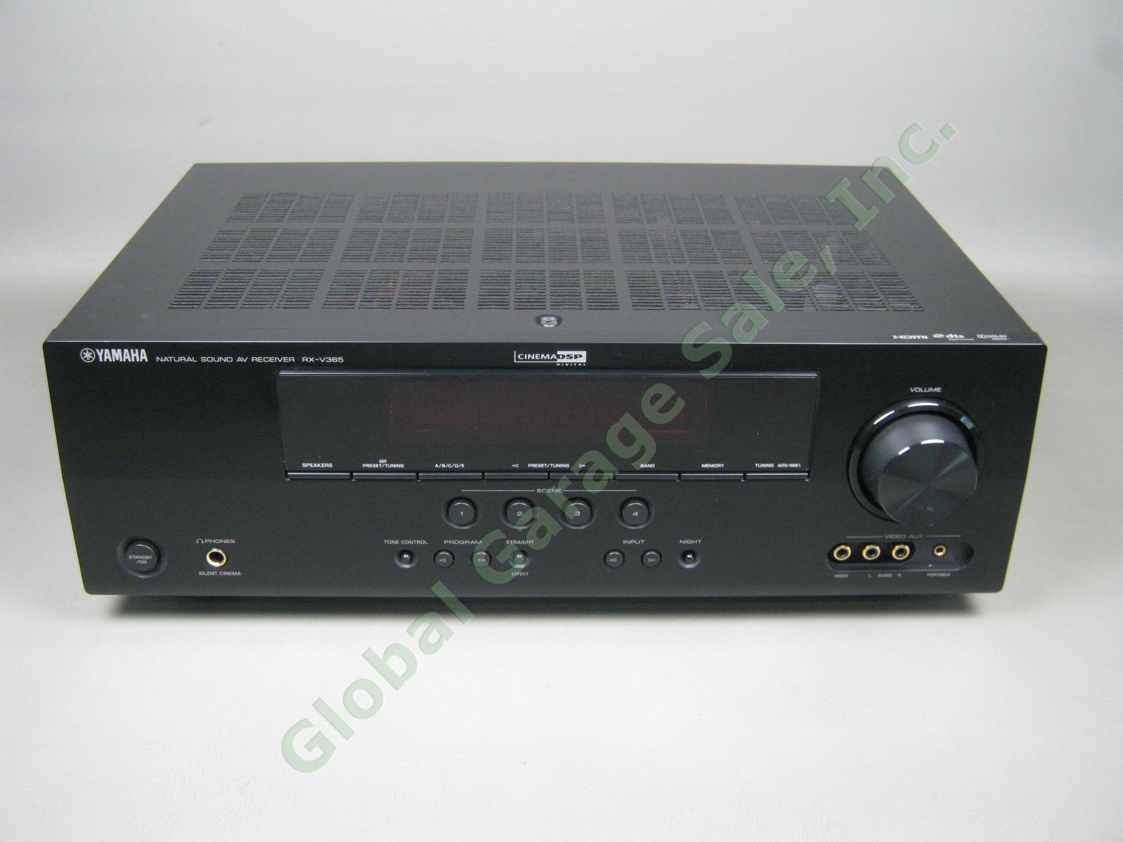 Yamaha RX-V365 500-Watt 5.1-channel Natural Sound Home Theater AV Receiver HDMI 2