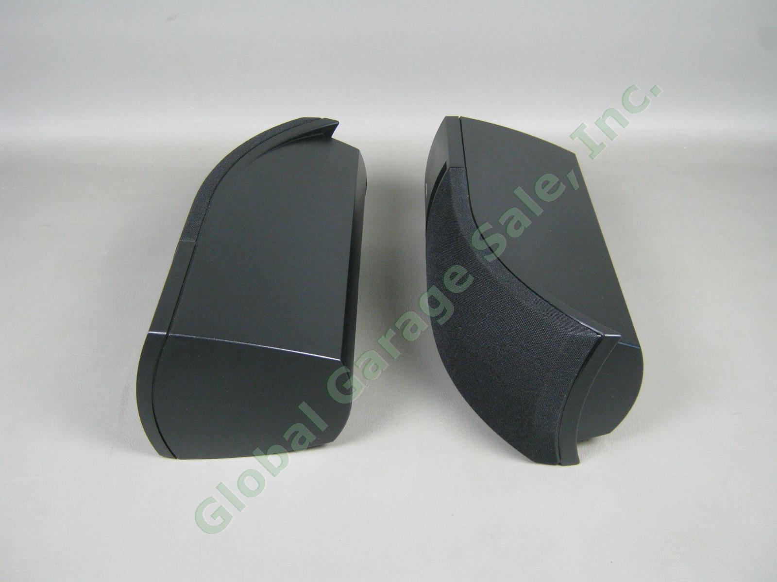 Black Pair Bose 161 Left Right Bookshelf Speaker System +Brackets Manual Box Lot 3