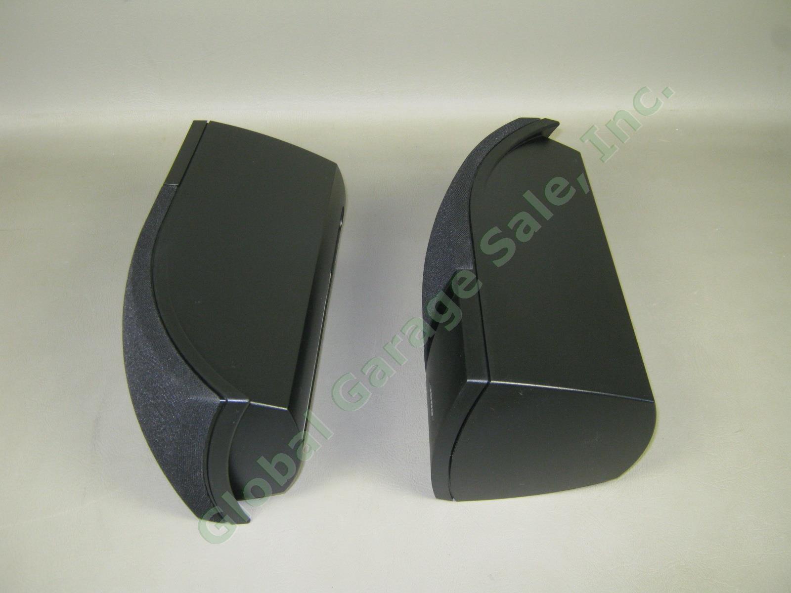 Black Pair Bose 161 Left Right Bookshelf Speaker System +Brackets Manual Box Lot 6