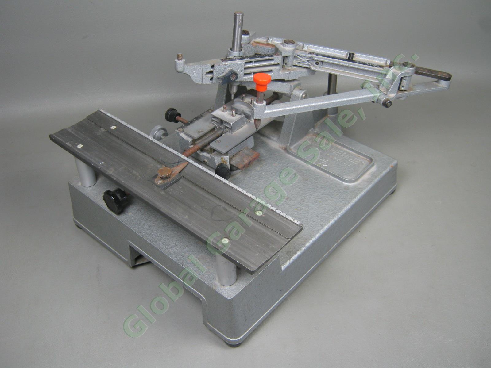 Vtg New Hermes Engravograph Portable Engraving Machine Serial GM 705794 EM-10101 3