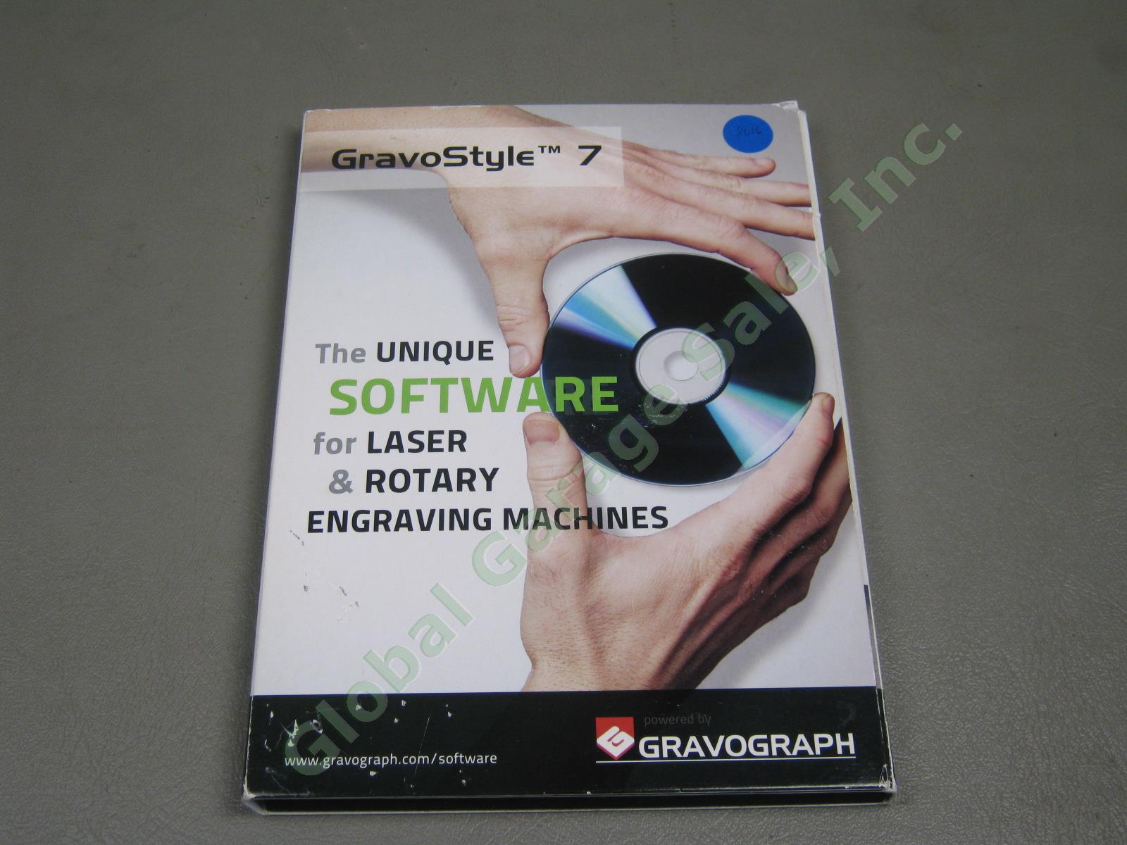 Gravograph GravoStyle 7 Full Graphic Level Engraving Machine Software W/ Dongle+