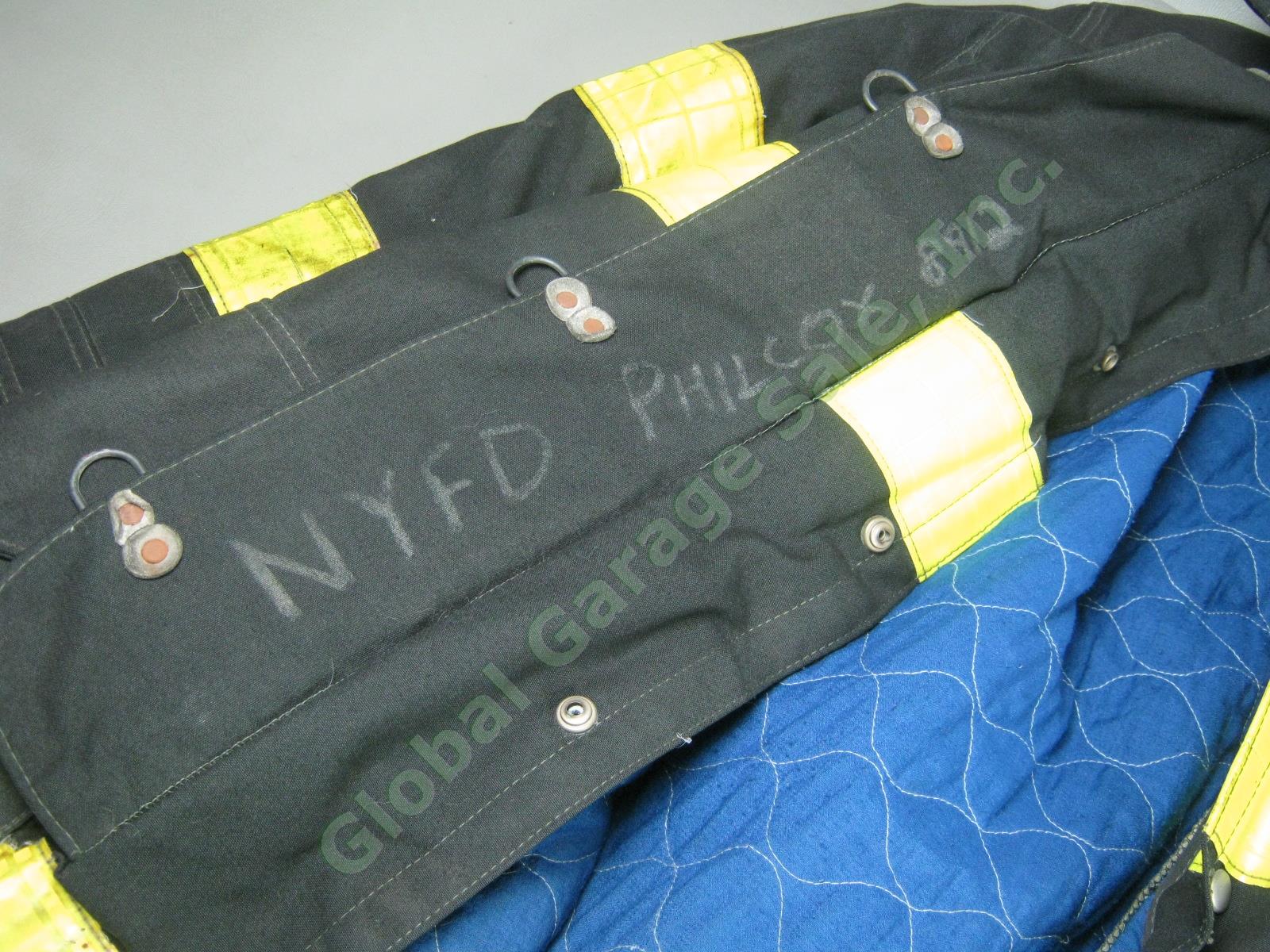 Vtg 1991 FDNY NY Fire Dept Summer Bunker Firefighter Jacket Coat Cairns Sz 42 NR 7