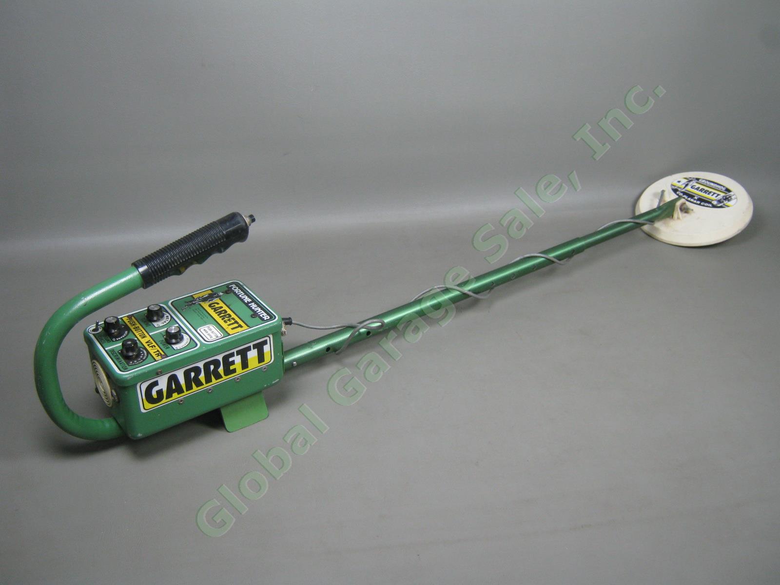 Garrett Fortune Hunter Metal Detector W/ Groundhog X Co-Planar Coil 1040-073 NR!