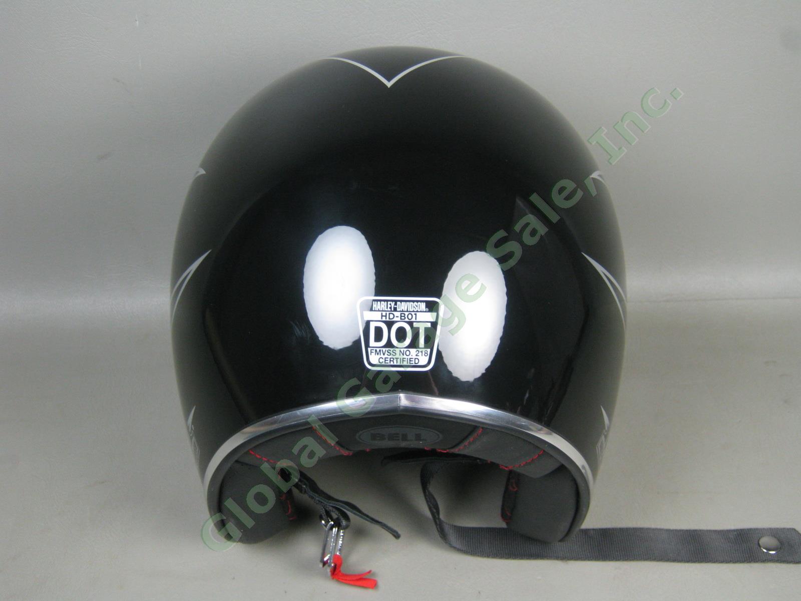 Mens Harley-Davidson 98307-14VM HD-B01 Bell Custom 500 3/4 Open Face Helmet XL 2
