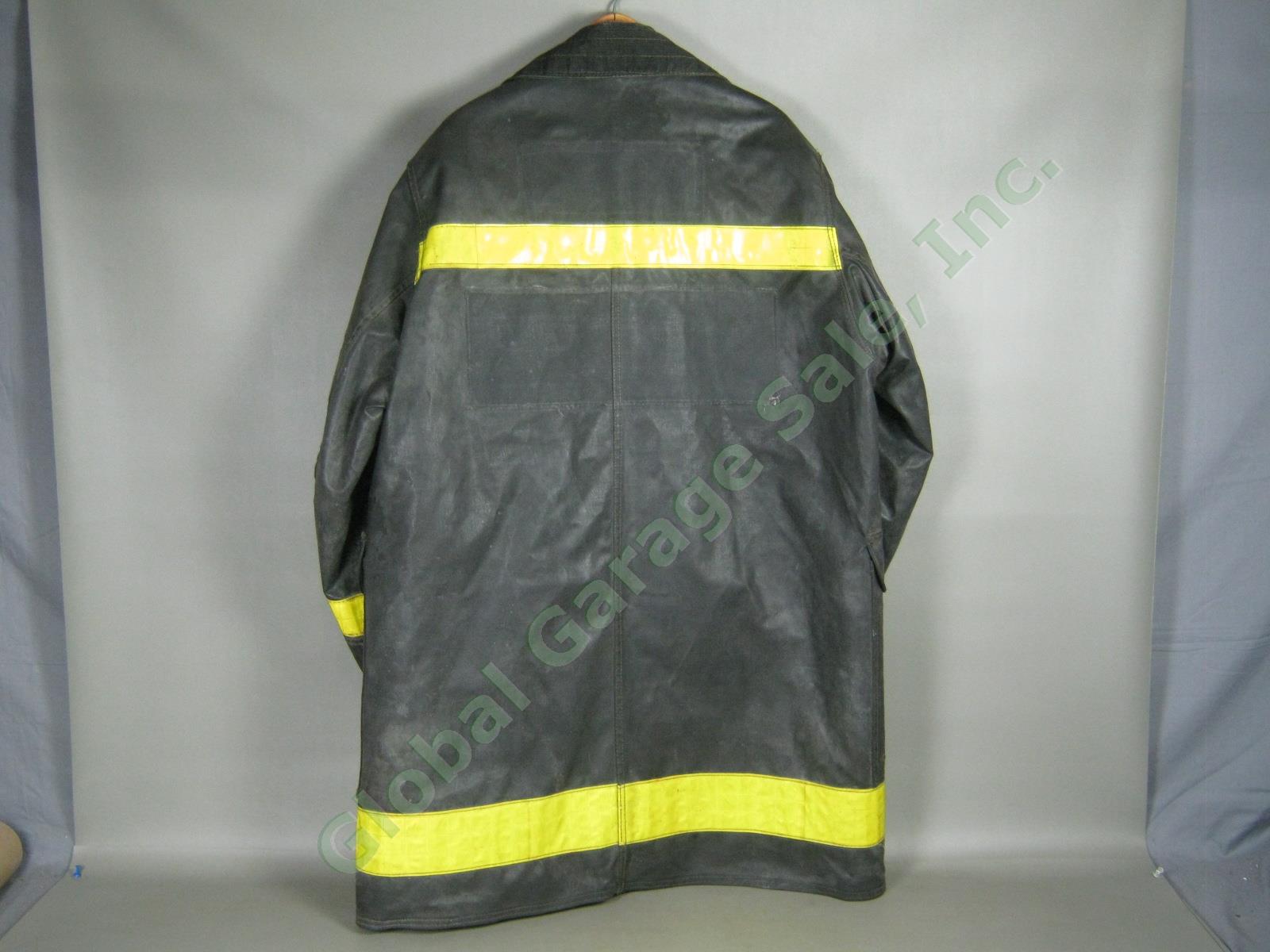 Vtg 1984 Essex Junction Vermont Fire Dept Winter Firefighter Jacket Coat Size 44 3